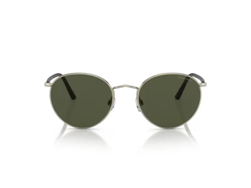Ralph Lauren RL7076 931631 Occhiali da sole Metallo Oro Verde Pantos Normale - immagine 2