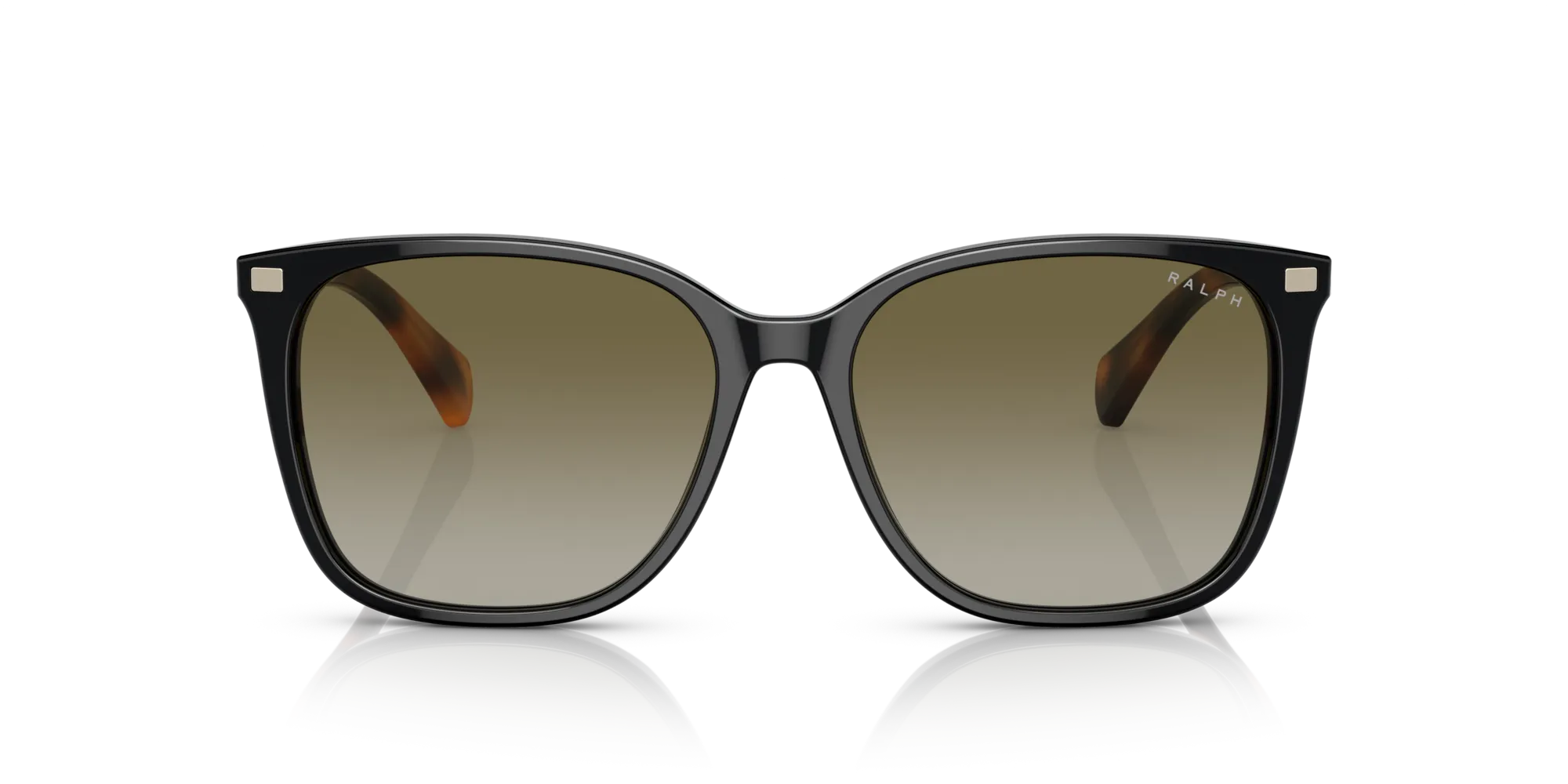 Ralph Lauren RA5293 VVCV 60378E Occhiali da sole Acetato Nero Verde Squadrata Normale Sfumato - immagine 3