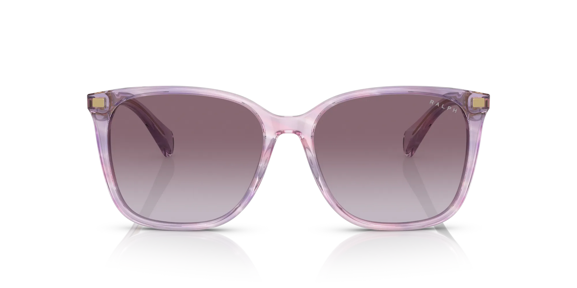 Ralph Lauren RA5293 VVCV 60368H Occhiali da sole Acetato Viola Viola Squadrata Normale Sfumato - immagine 3