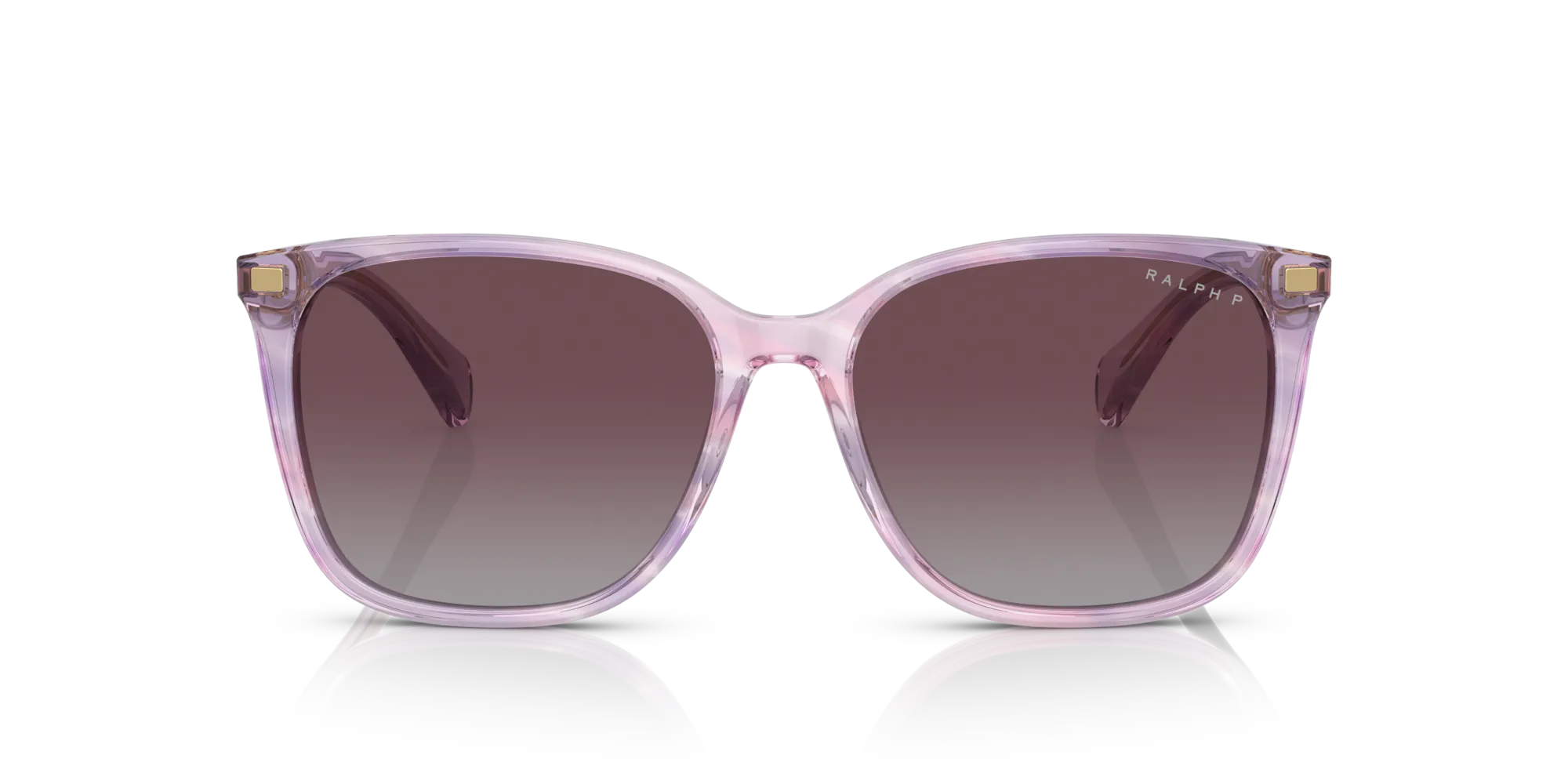Ralph Lauren RA5293 VVCV 603662 Occhiali da sole Acetato Viola Viola Squadrata Polarizzata Sfumato - immagine 3