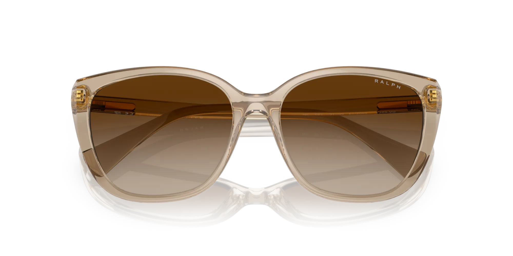Ralph Lauren RA5274 580213 Occhiali da sole Iniettato Marrone Marrone Farfalla Normale Sfumato - immagine 2
