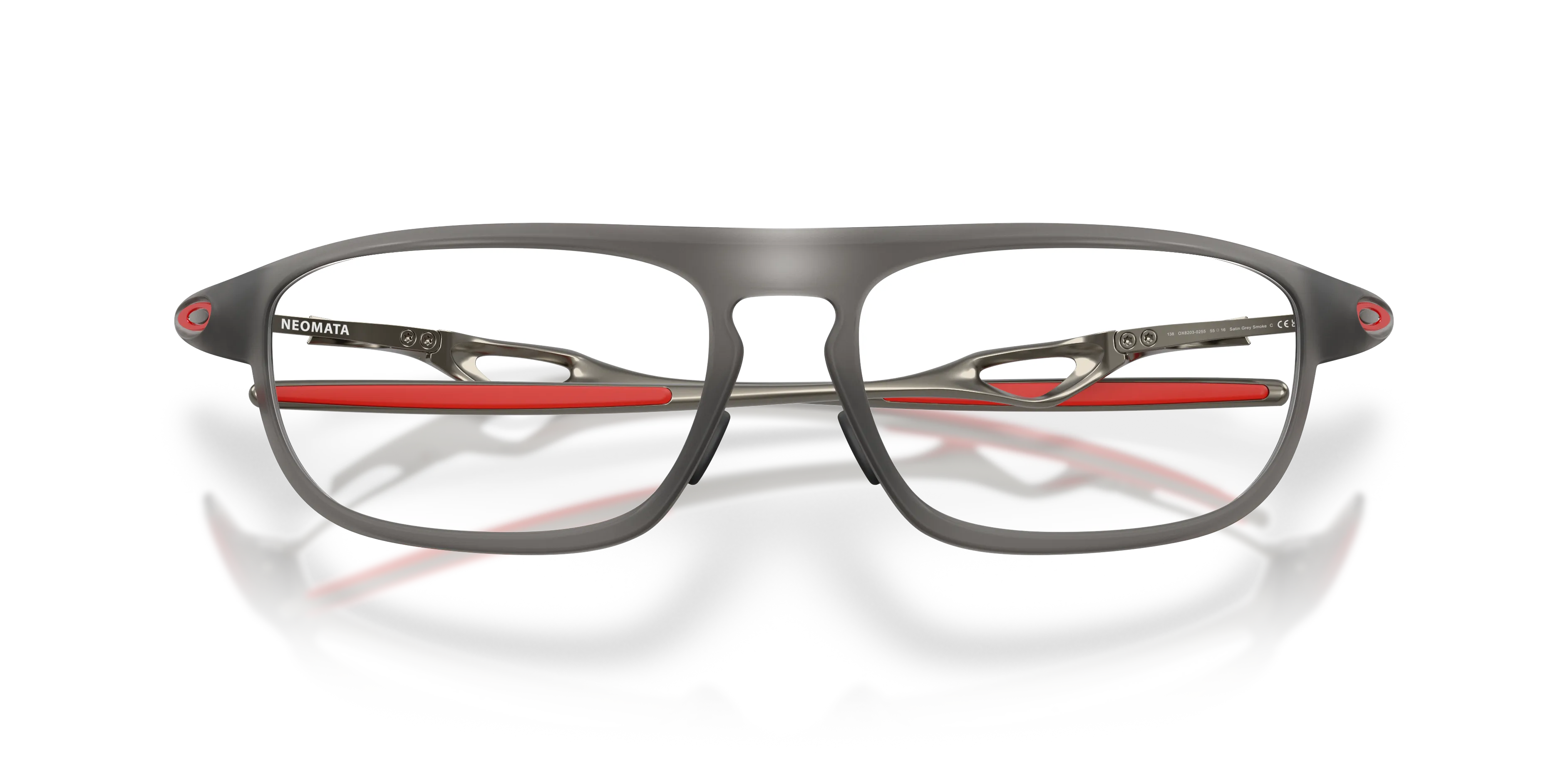 Oakley OX8203 NEOMATA 820302 Montature da vista O_Matter Grigio Trasparente Squadrata Normale - immagine 2