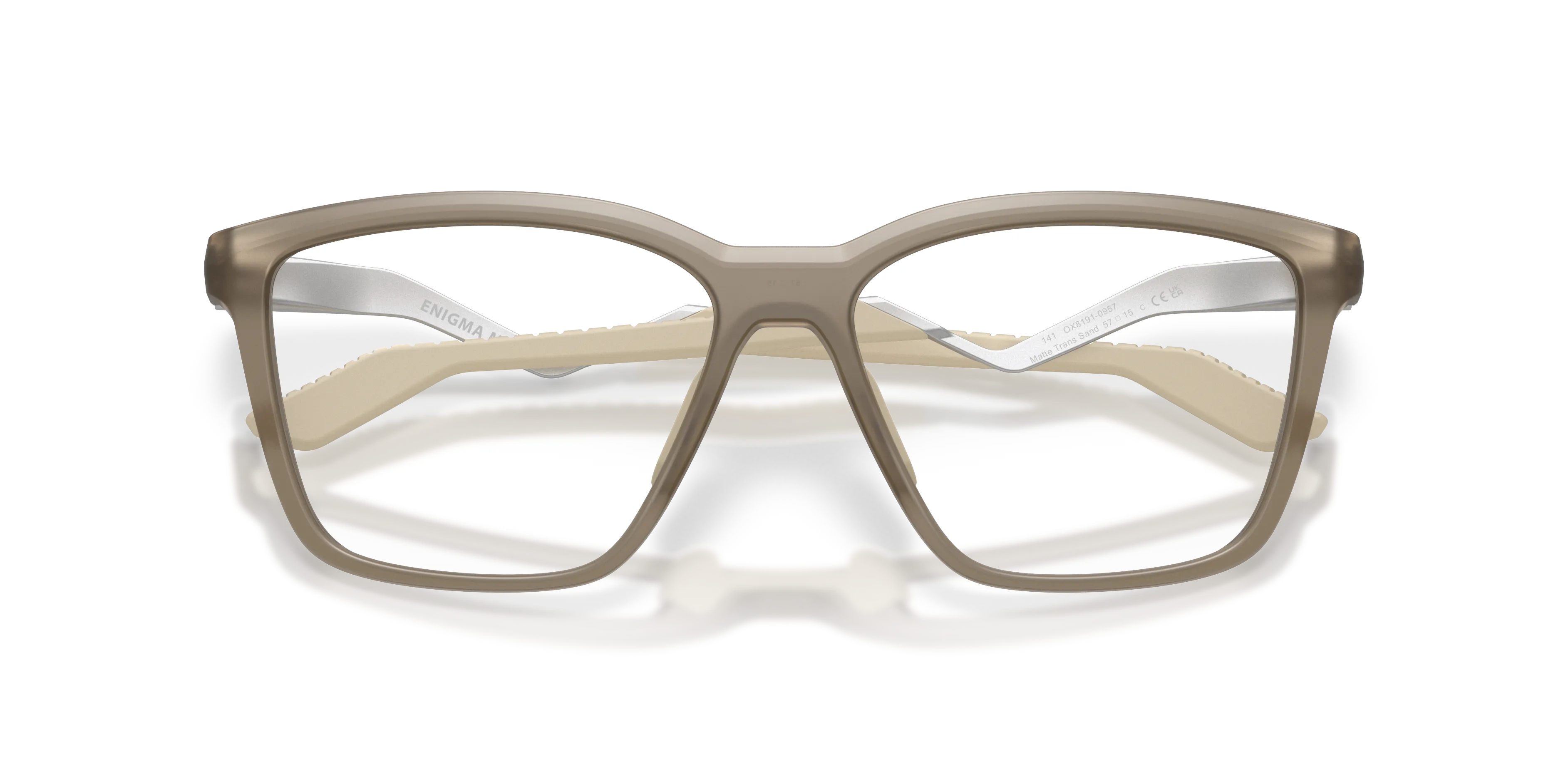 Oakley OX8191 ENIGMA MASS 819109 Montature da vista O_Matter Marrone Trasparente Squadrata Normale - immagine 2