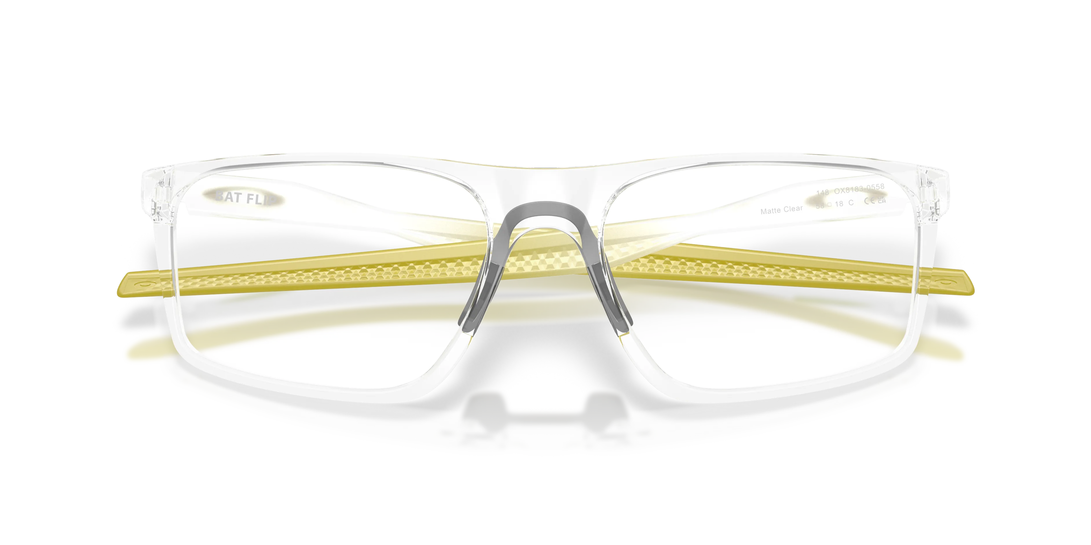 Oakley OX8183 BAT FLIP 818305 Montature da vista O_Matter Trasparente Trasparente Squadrata Normale - immagine 2