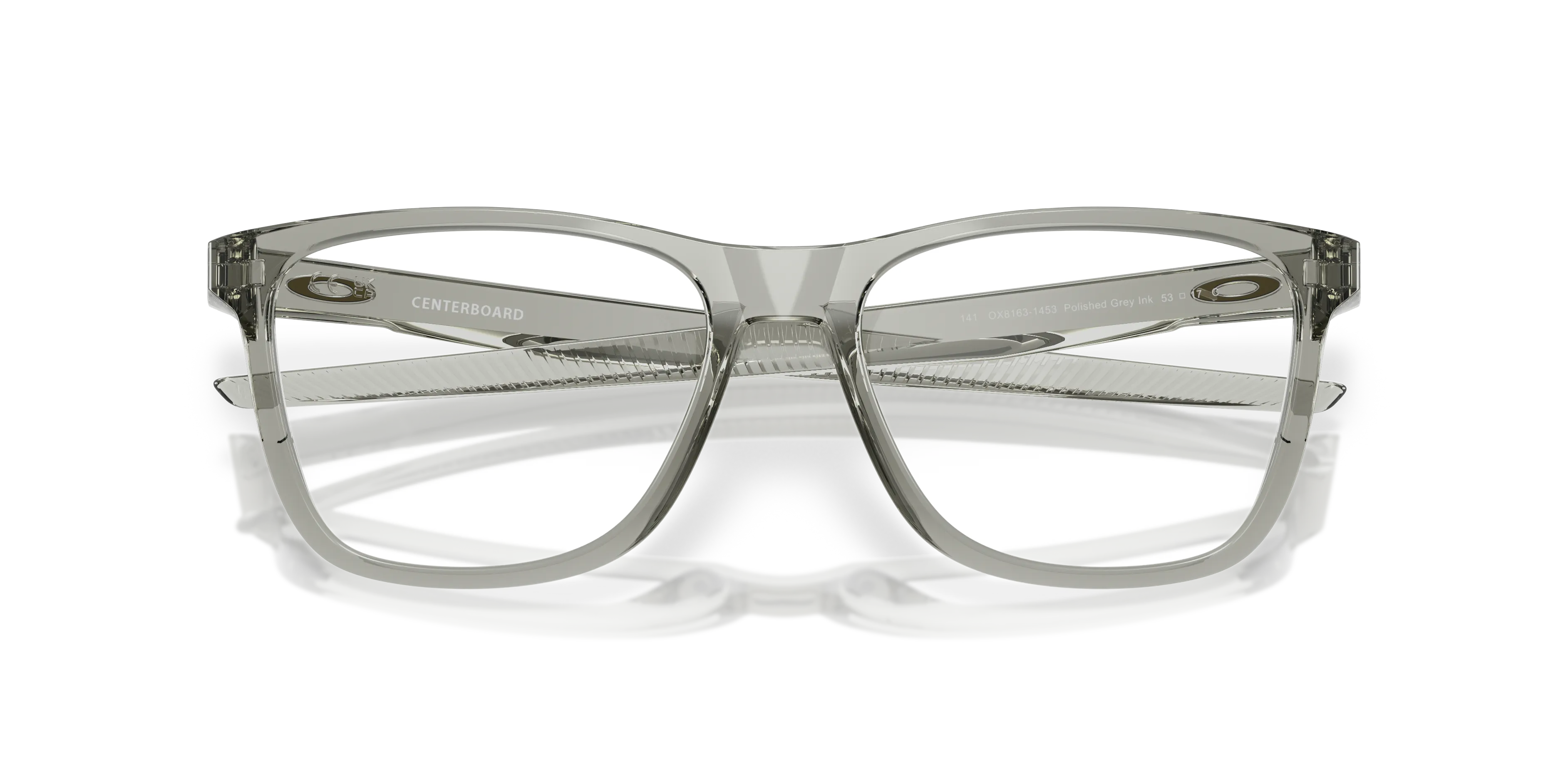 Oakley OX8163 CENTERBOARD 816314 Montature da vista O_Matter Grigio Trasparente Rotonda Normale - immagine 2