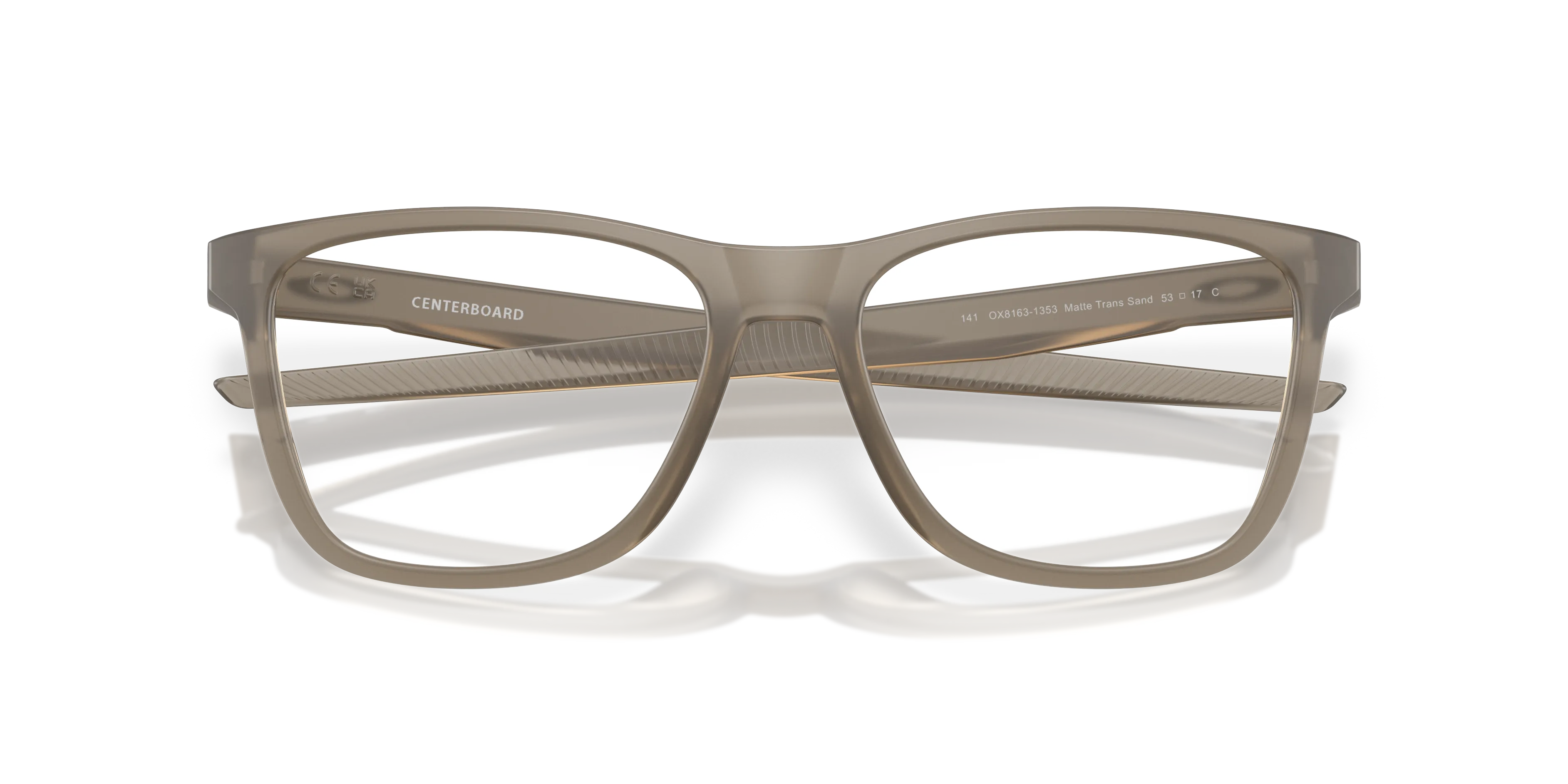 Oakley OX8163 CENTERBOARD 816313 Montature da vista O_Matter Marrone Trasparente Rotonda Normale - immagine 2