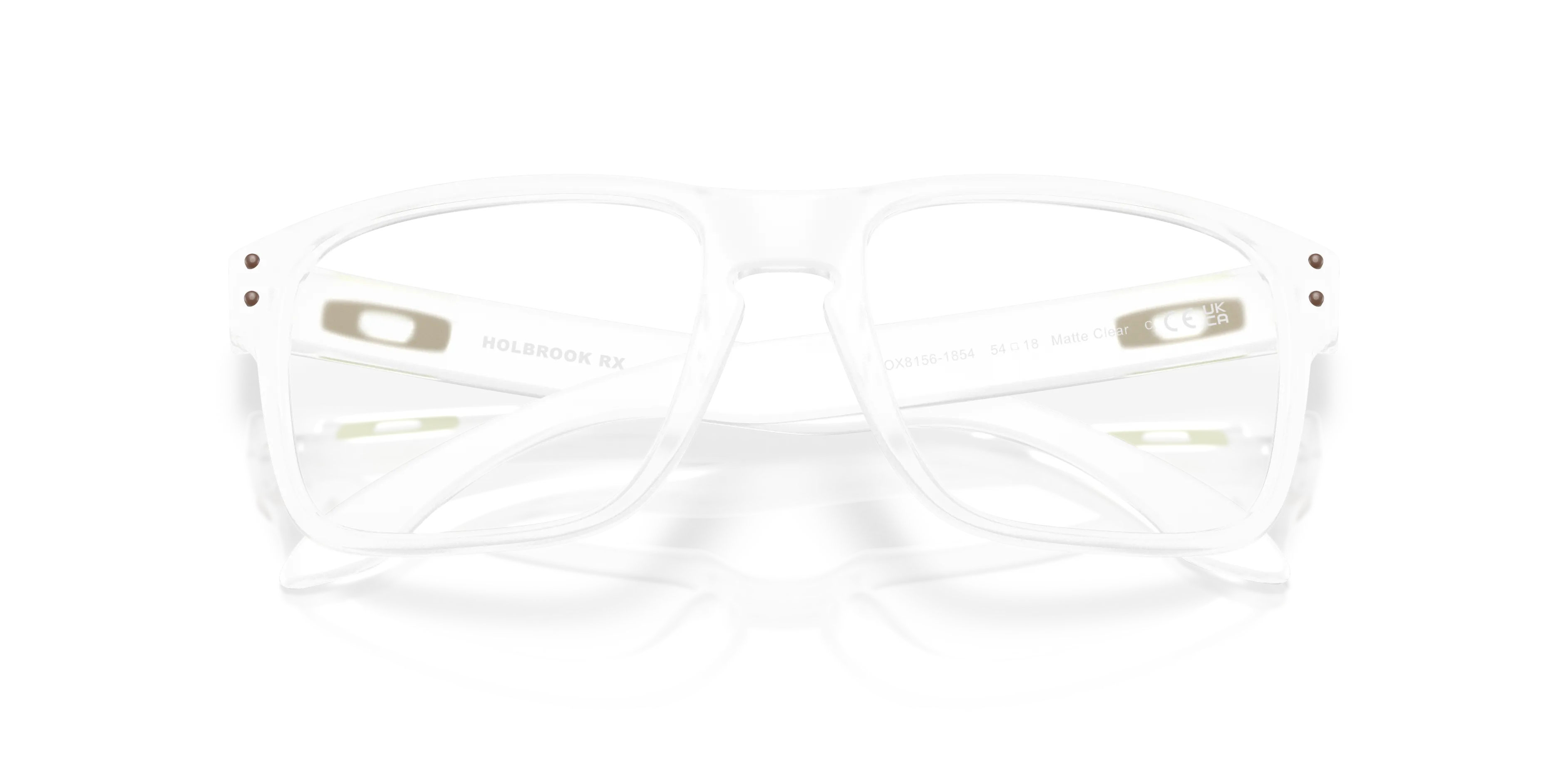 Oakley OX8156 HOLBROOK RX 815618 Montature da vista O_Matter Trasparente Trasparente Squadrata Normale - immagine 2