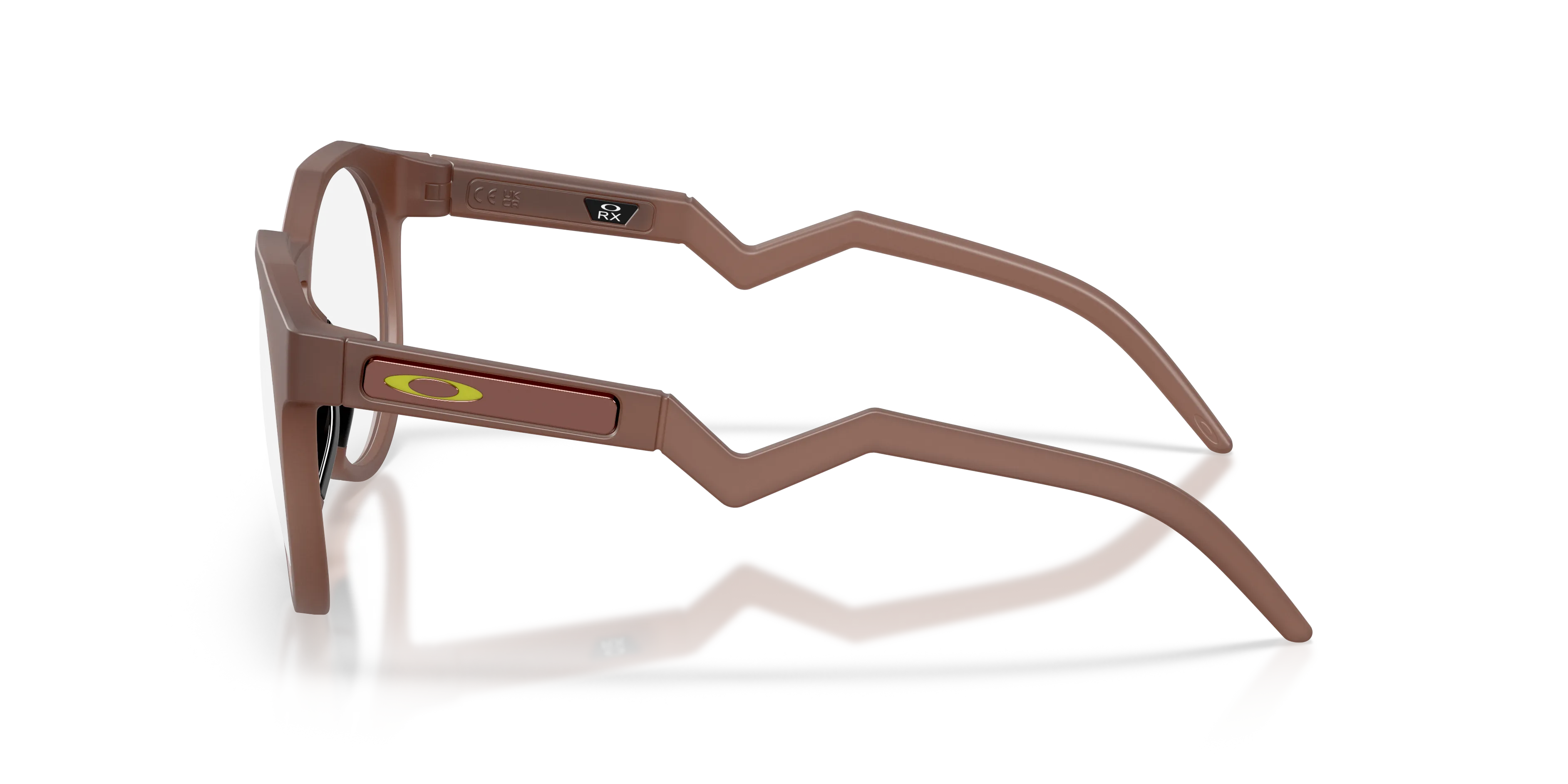 Oakley OX8139 HSTN RX 813911 Montature da vista O_Matter Rosso Trasparente Rotonda Normale - immagine 4