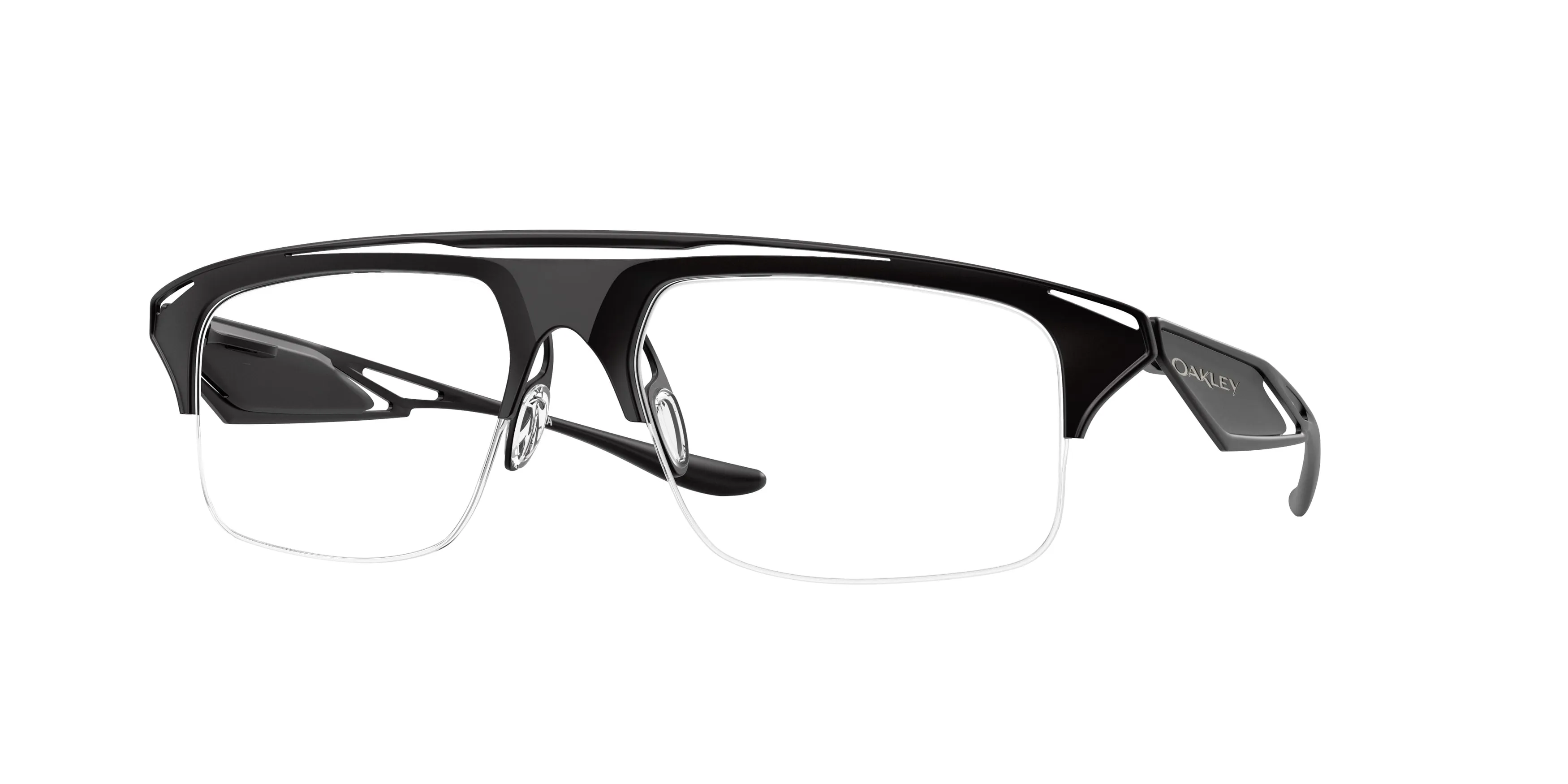 Oakley OX5093 VALDOSTA 509301 Montature da vista Titanio Nero Trasparente Squadrata Normale - immagine 1