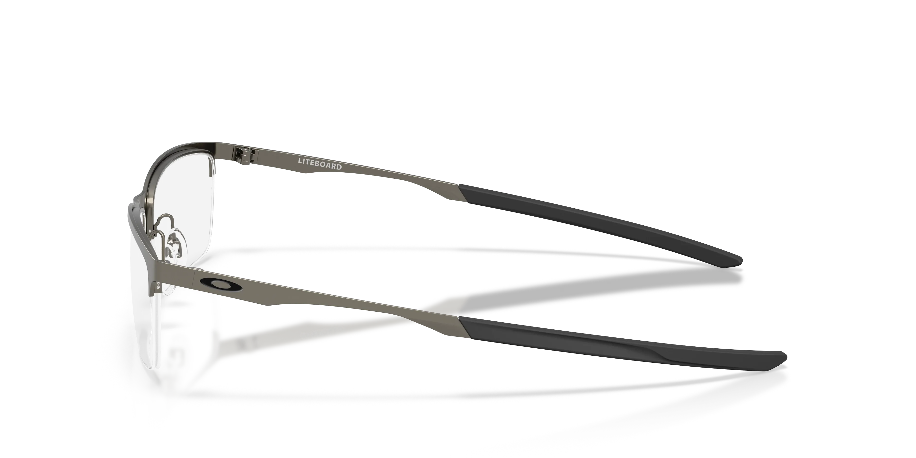 Oakley OX3141 LITEBOARD 314104 Montature da vista Metallo Grigio Trasparente Squadrata Normale - immagine 4