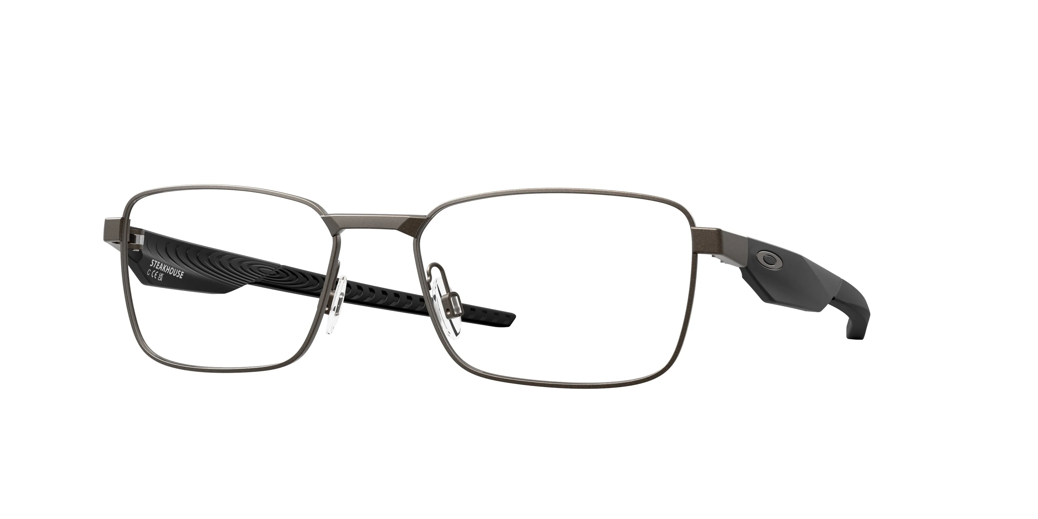 Oakley OX3140 STEAKHOUSE 314003 Montature da vista Metallo Grigio Trasparente Squadrata Normale - immagine 1
