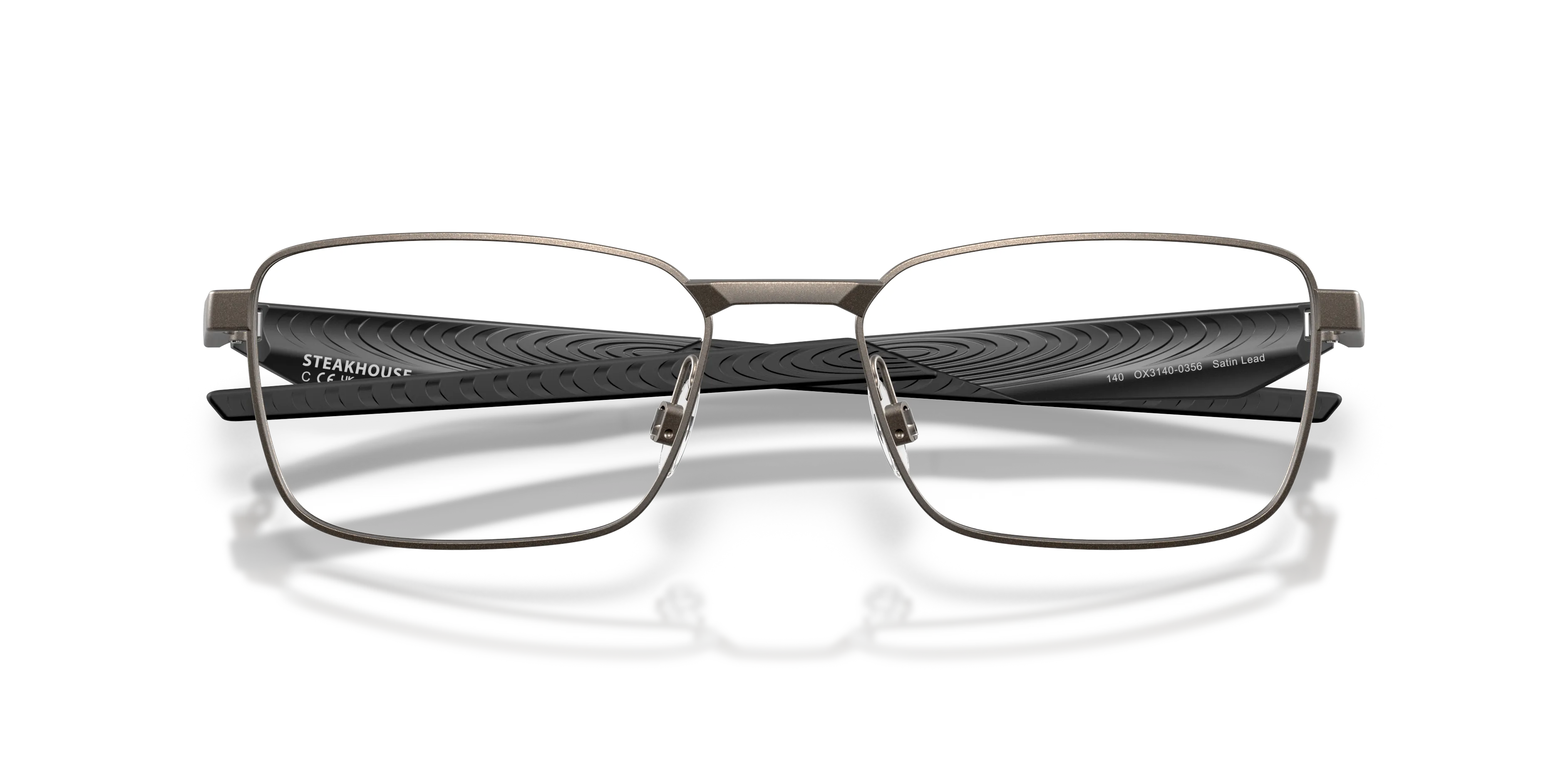 Oakley OX3140 STEAKHOUSE 314003 Montature da vista Metallo Grigio Trasparente Squadrata Normale - immagine 2