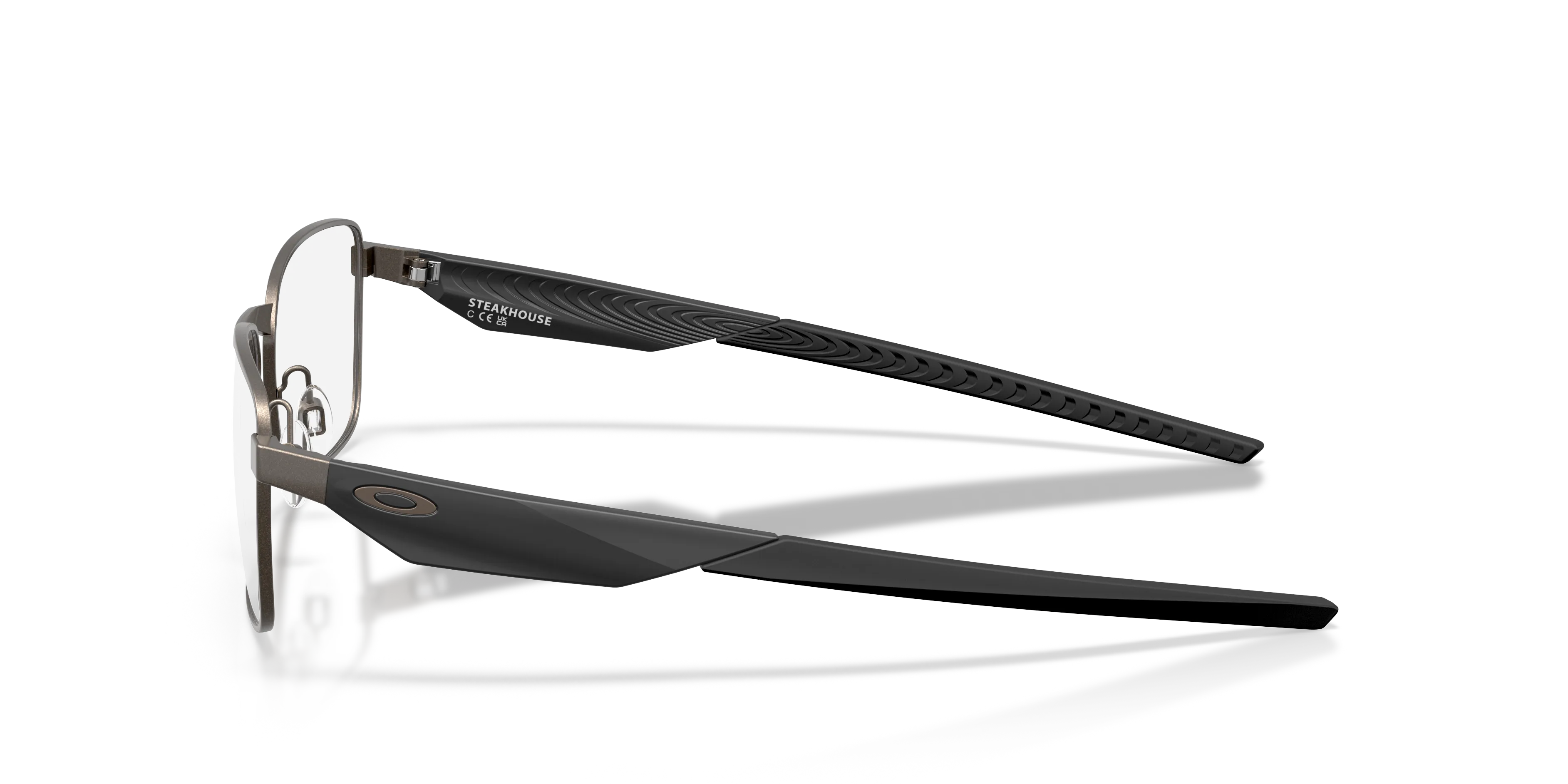 Oakley OX3140 STEAKHOUSE 314003 Montature da vista Metallo Grigio Trasparente Squadrata Normale - immagine 4