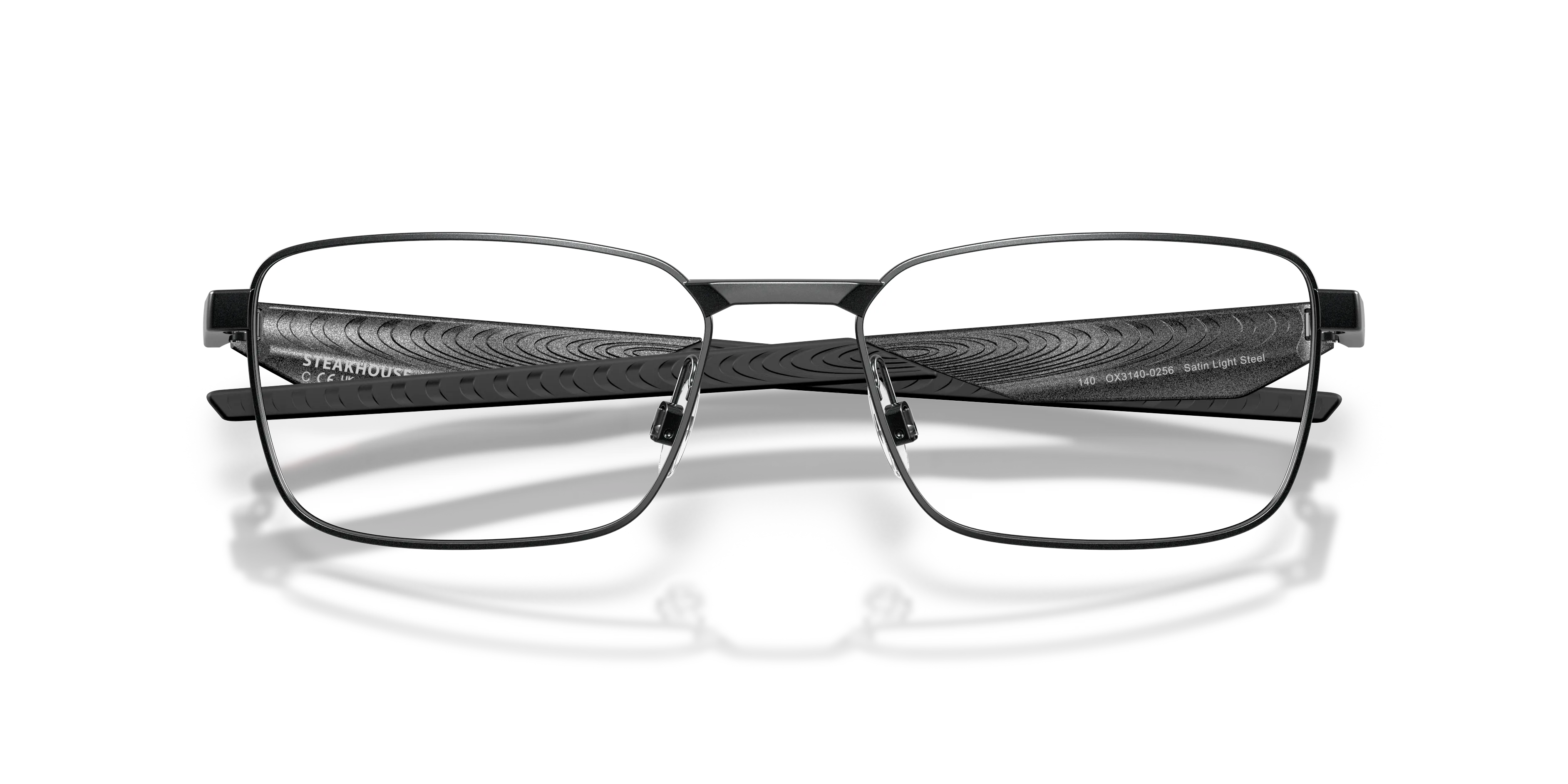 Oakley OX3140 STEAKHOUSE 314002 Montature da vista Metallo Grigio Trasparente Squadrata Normale - immagine 2