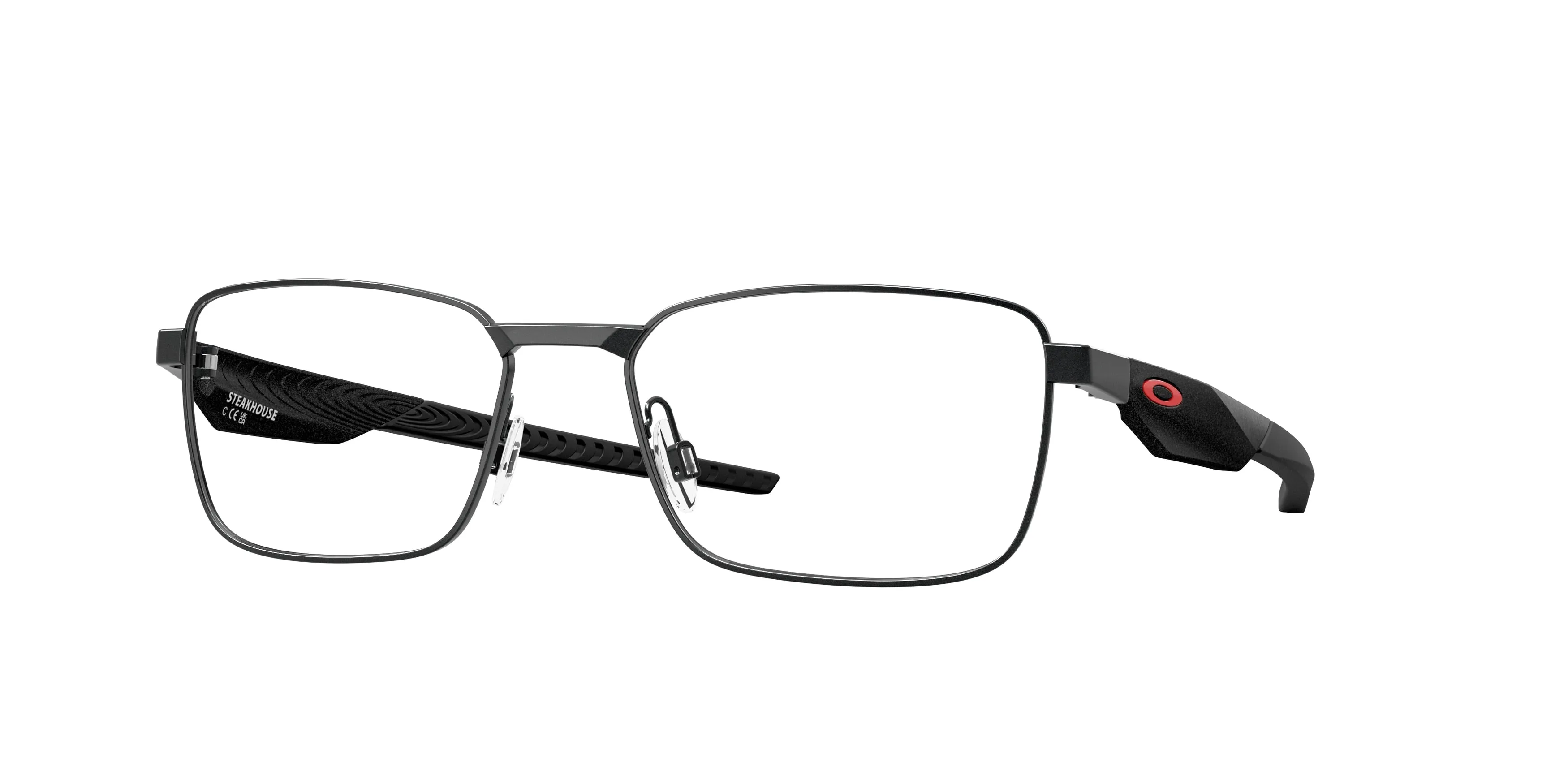 Oakley OX3140 STEAKHOUSE 314002 Montature da vista Metallo Grigio Trasparente Squadrata Normale - immagine 1