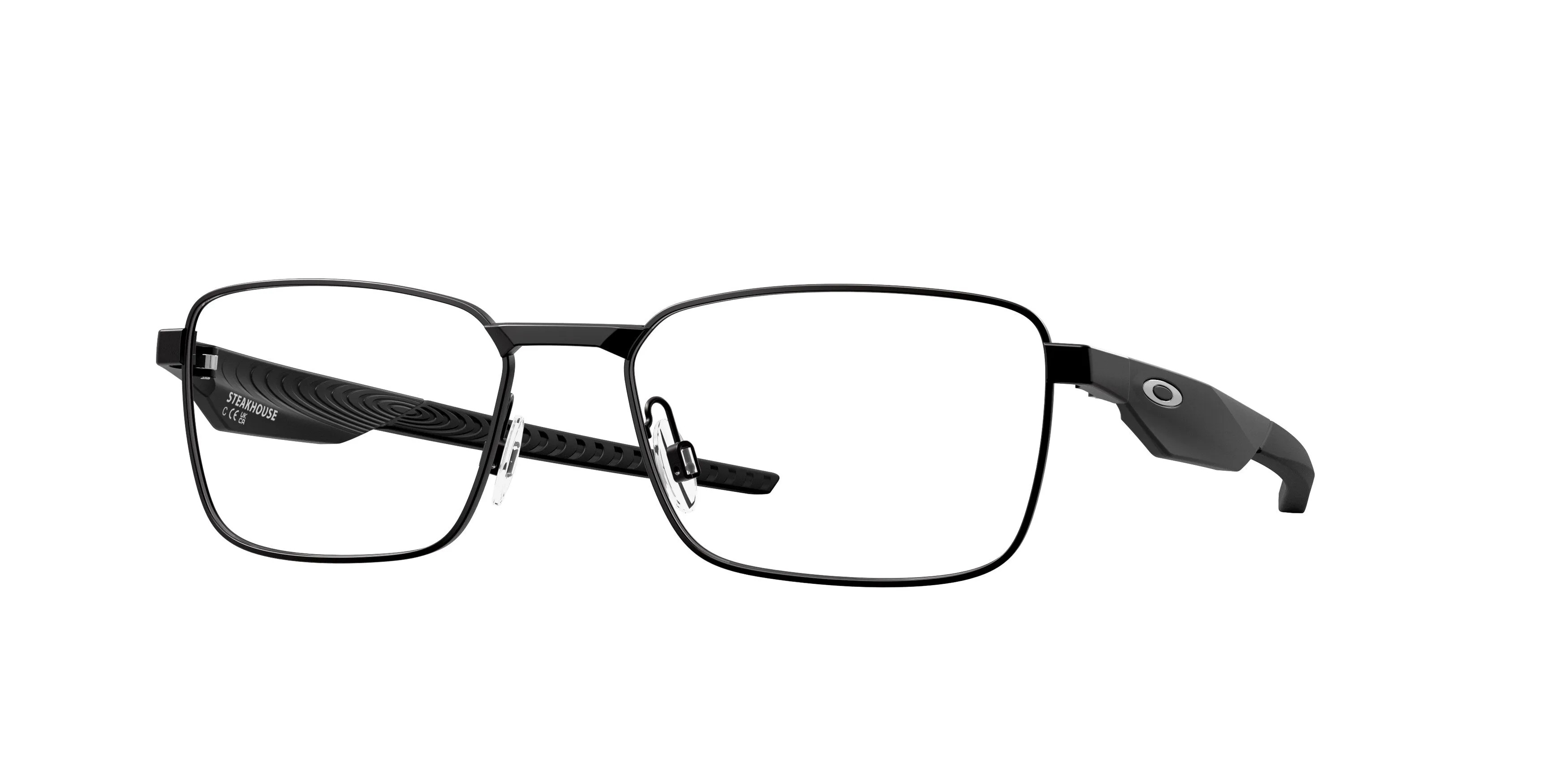 Oakley OX3140 STEAKHOUSE 314001 Montature da vista Metallo Nero Trasparente Squadrata Normale - immagine 1
