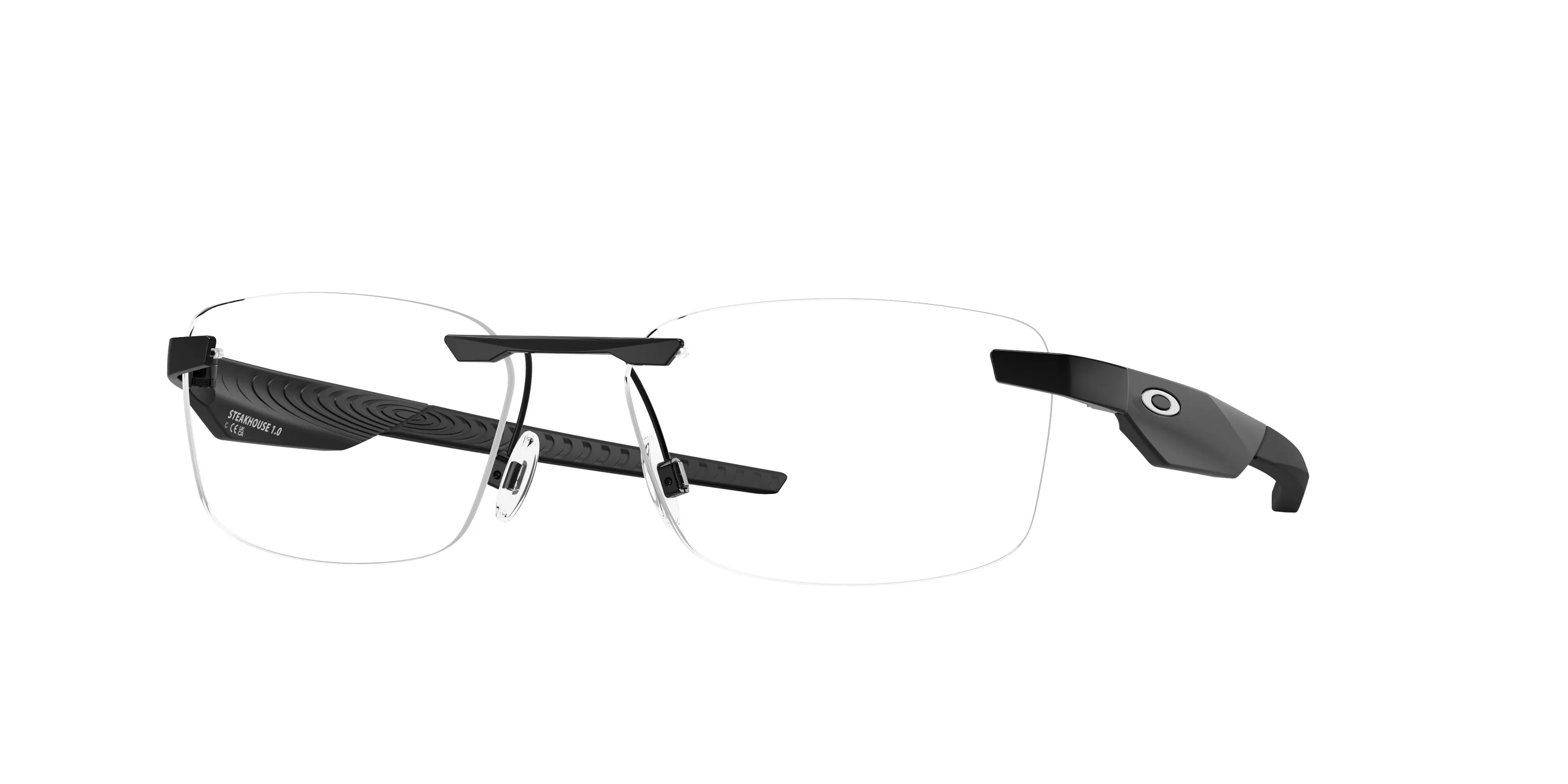 Oakley OX3126 STEAKHOUSE 1.0 312601 Montature da vista Metallo Nero Trasparente Squadrata Normale - immagine 1