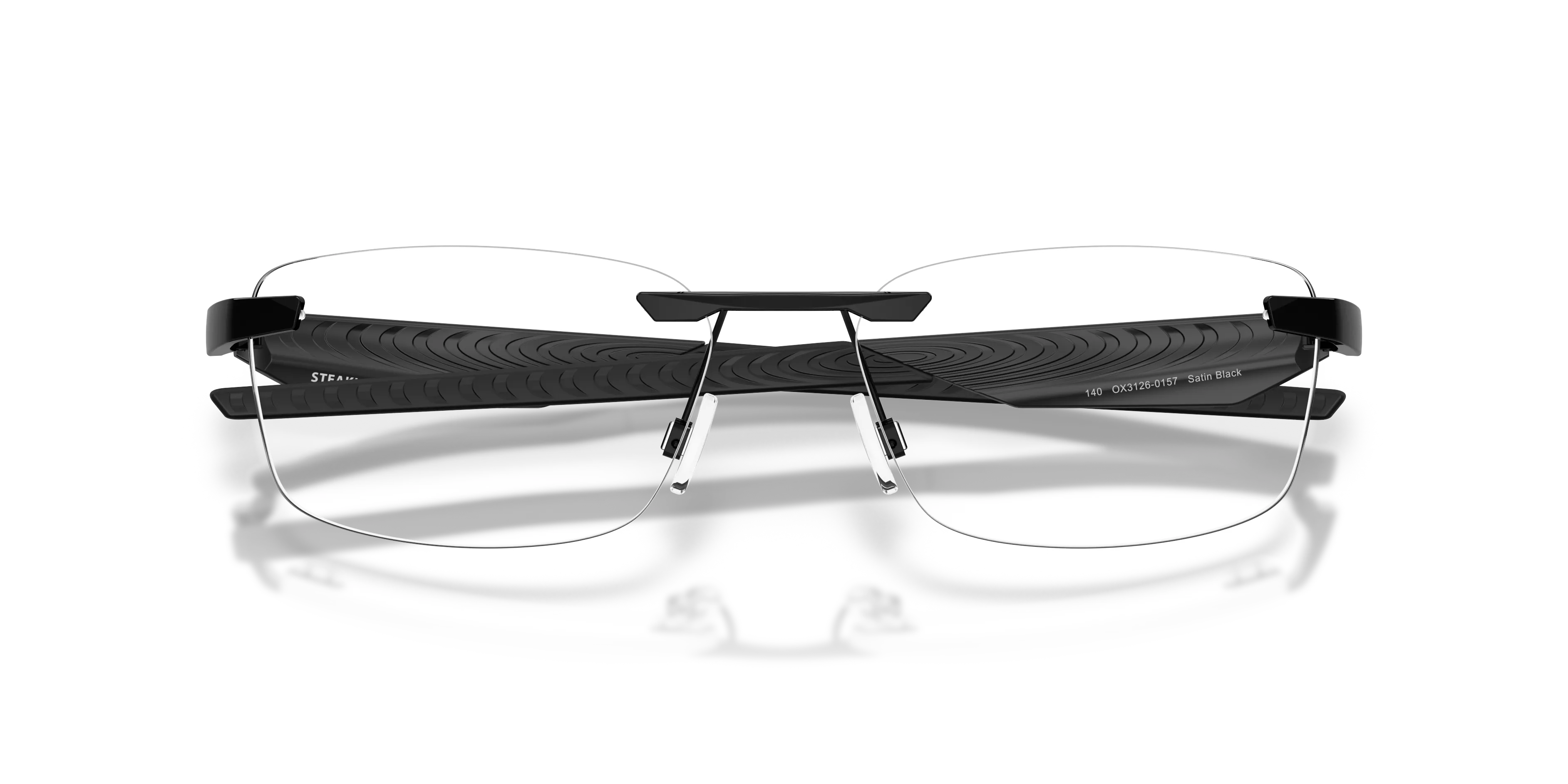 Oakley OX3126 STEAKHOUSE 1.0 312601 Montature da vista Metallo Nero Trasparente Squadrata Normale - immagine 2