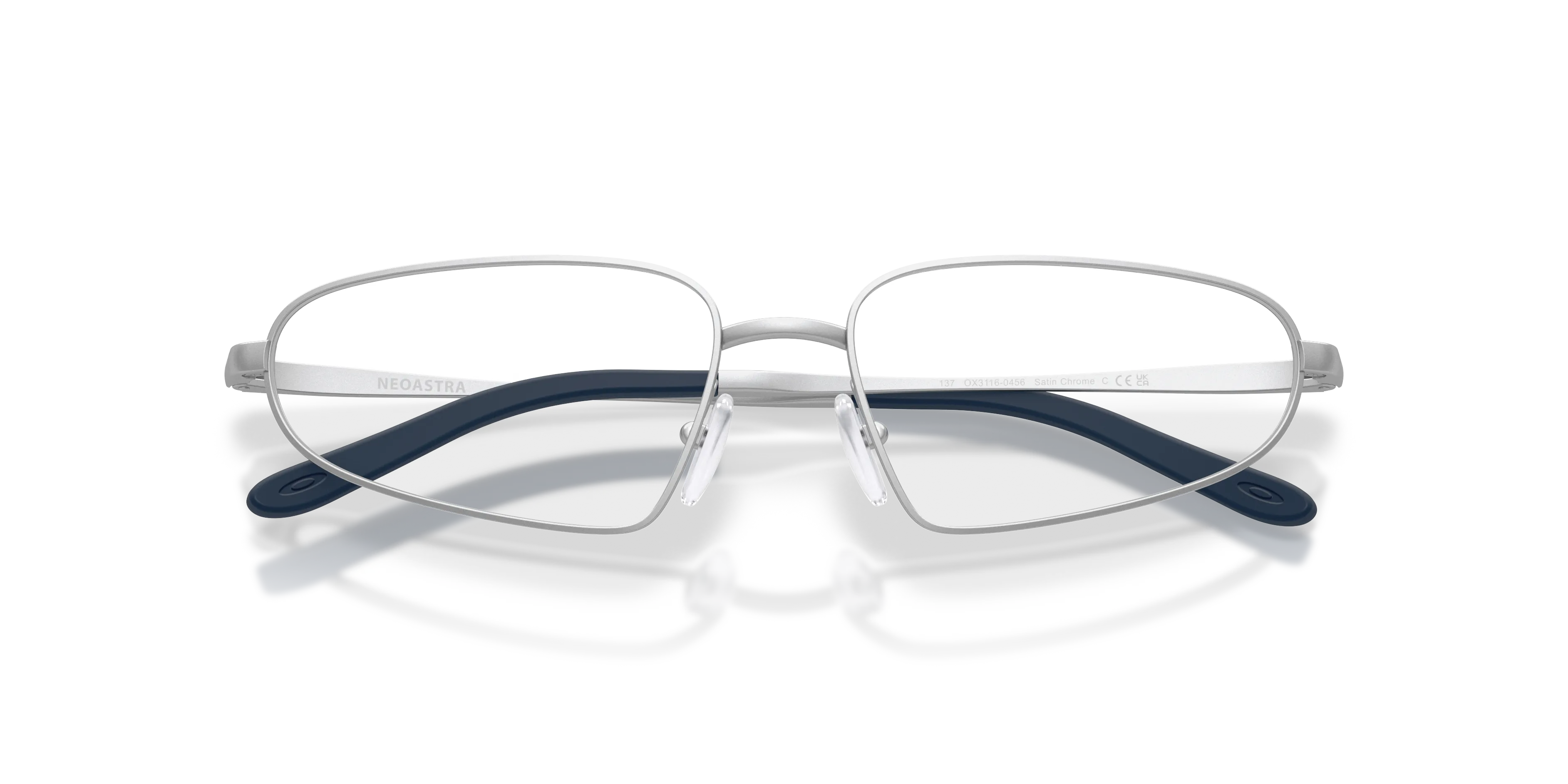 Oakley OX3116 NEOASTRA 311604 Montature da vista Metallo Argento Trasparente Squadrata Normale - immagine 2