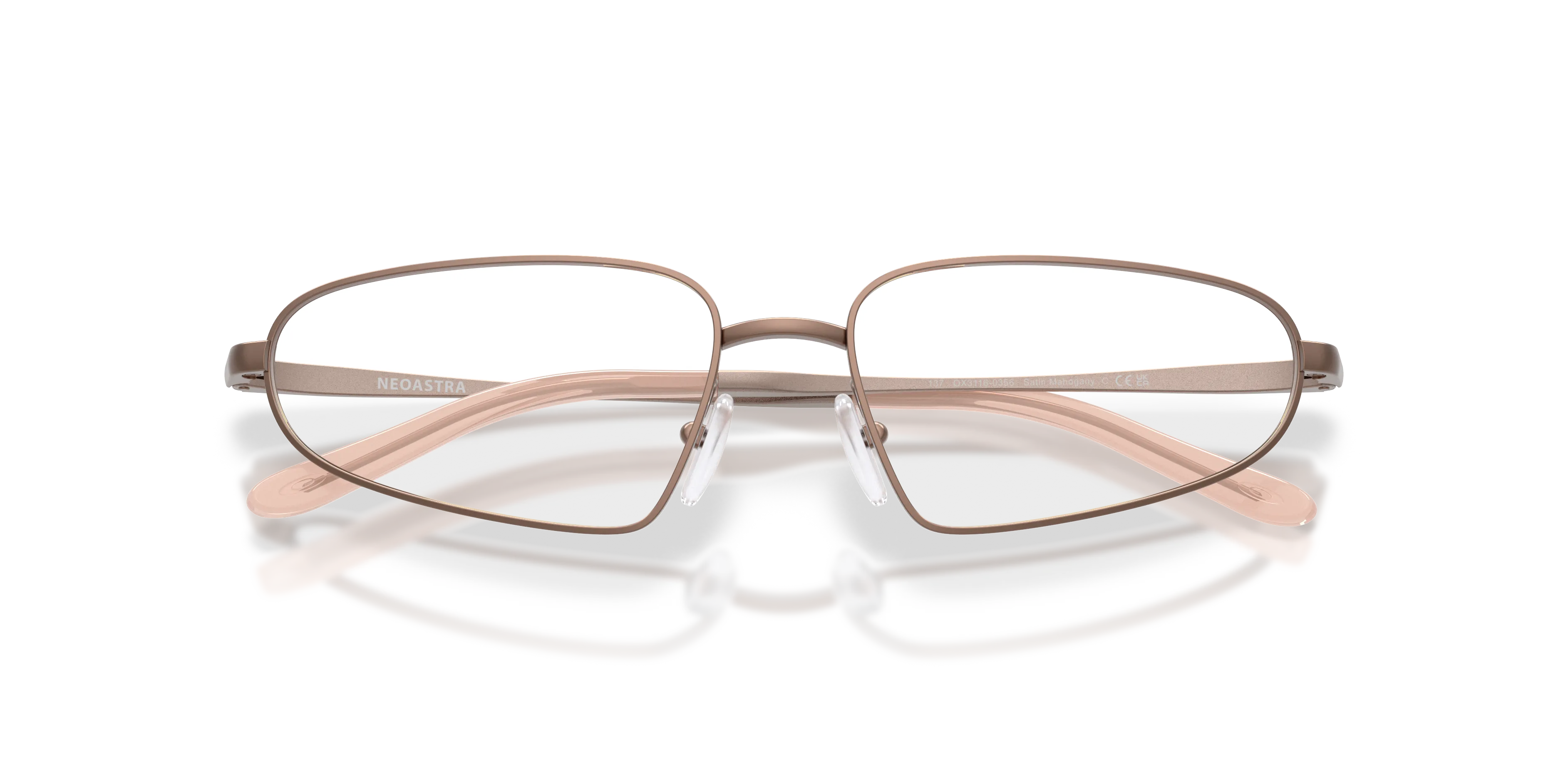 Oakley OX3116 NEOASTRA 311603 Montature da vista Metallo Viola Trasparente Squadrata Normale - immagine 2