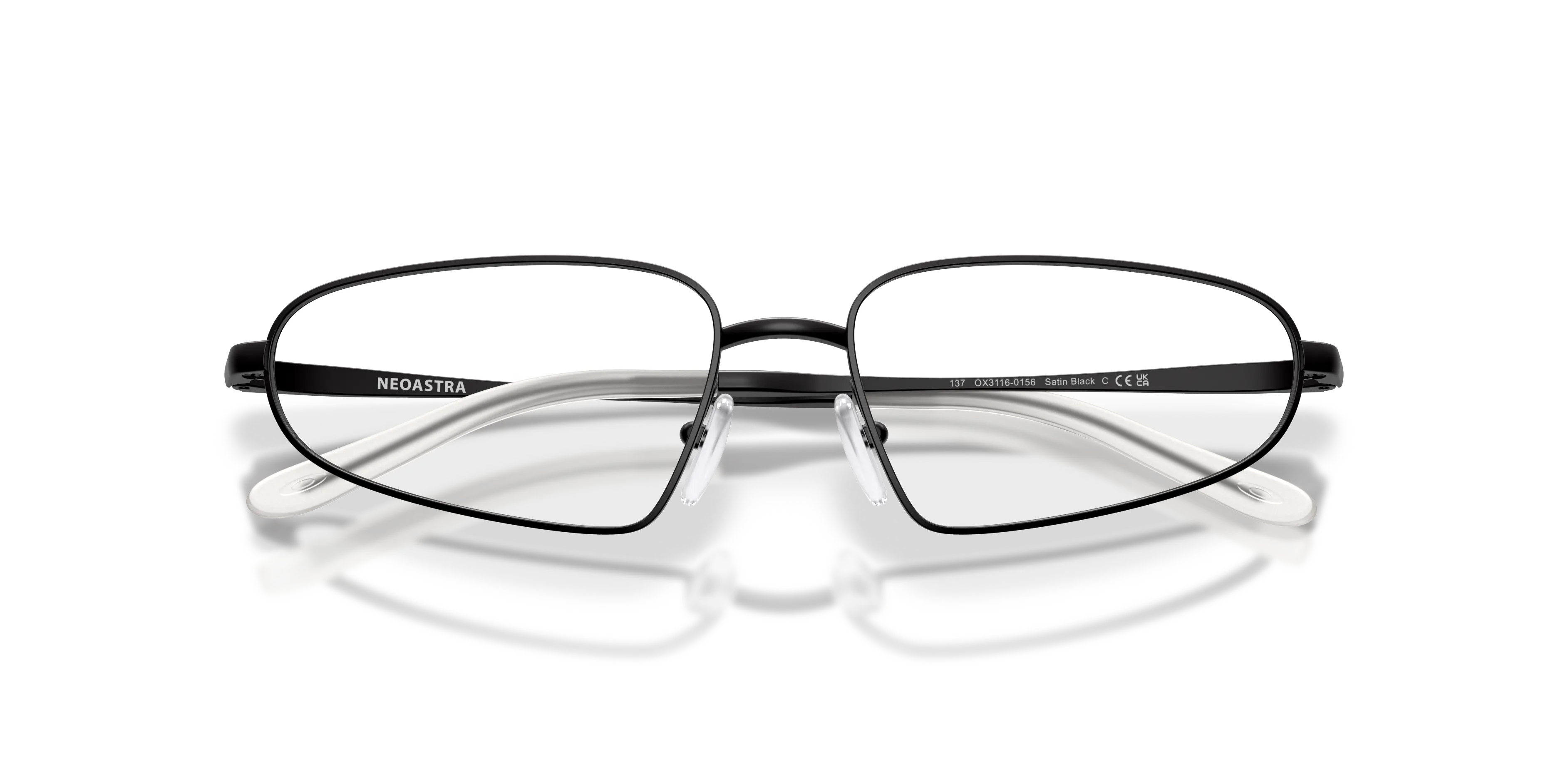 Oakley OX3116 NEOASTRA 311601 Montature da vista Metallo Nero Trasparente Squadrata Normale - immagine 2