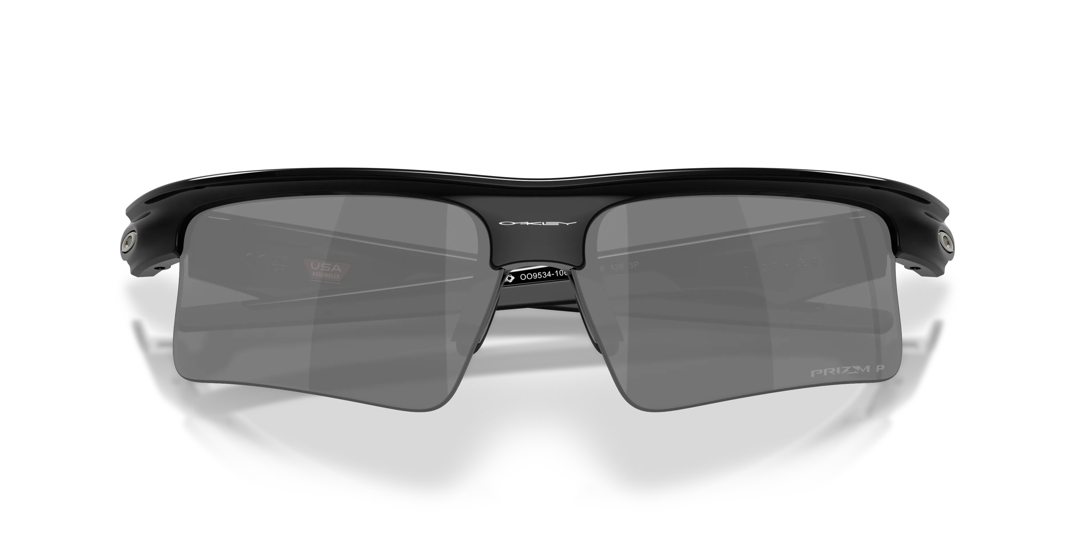 Oakley OO9534 BISPHAERA SPEED 953410 Occhiali da sole O_Matter Nero Grigio Squadrata Polarizzata - immagine 2