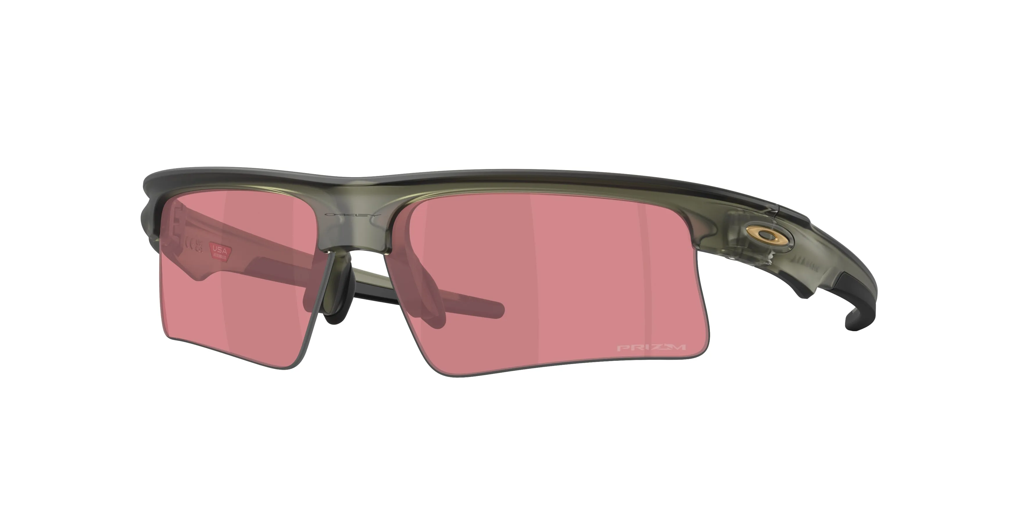 Oakley OO9534 BISPHAERA SPEED 953409 Occhiali da sole O_Matter Verde Viola Squadrata Normale - immagine 1