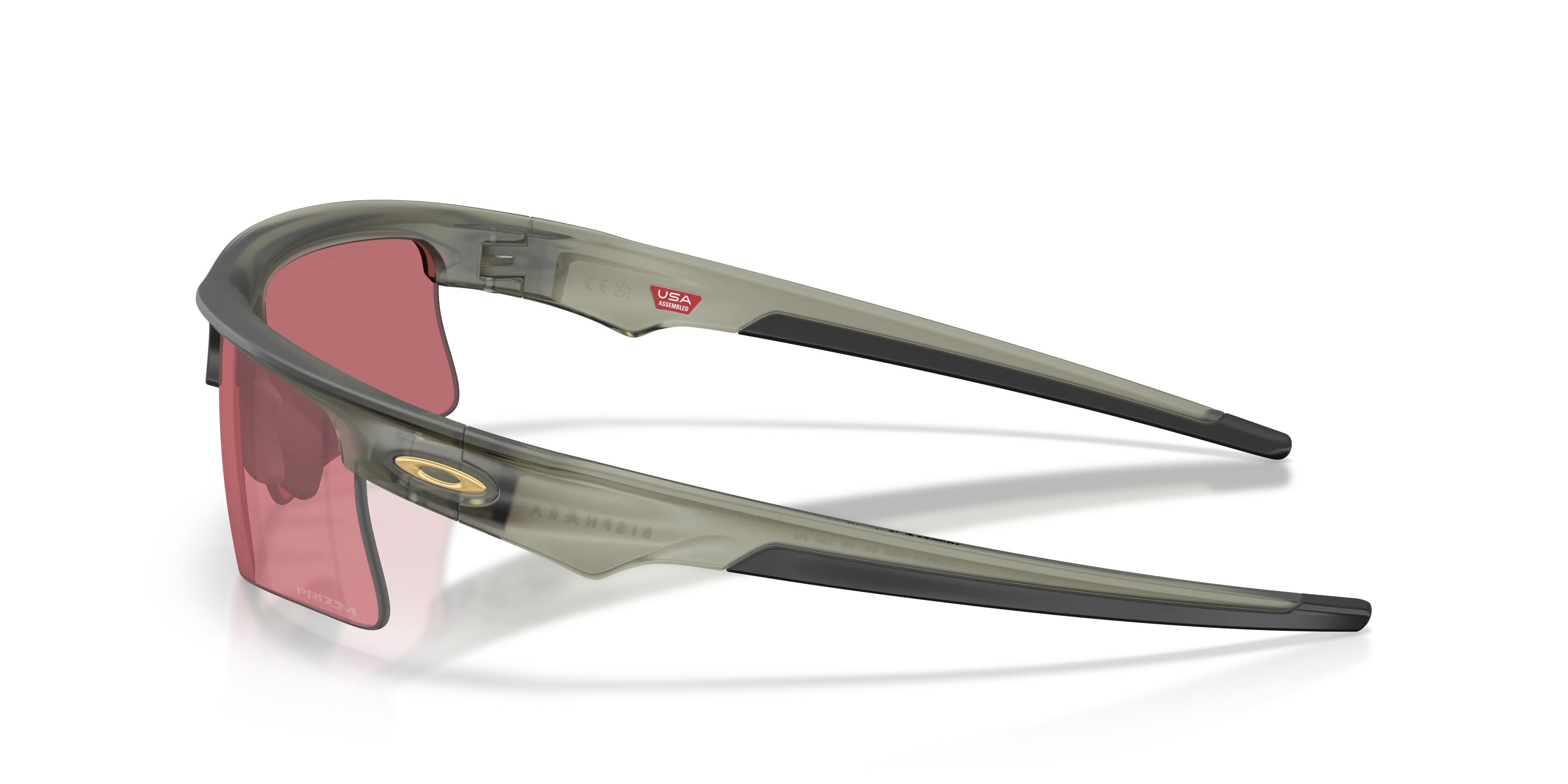 Oakley OO9534 BISPHAERA SPEED 953409 Occhiali da sole O_Matter Verde Viola Squadrata Normale - immagine 4