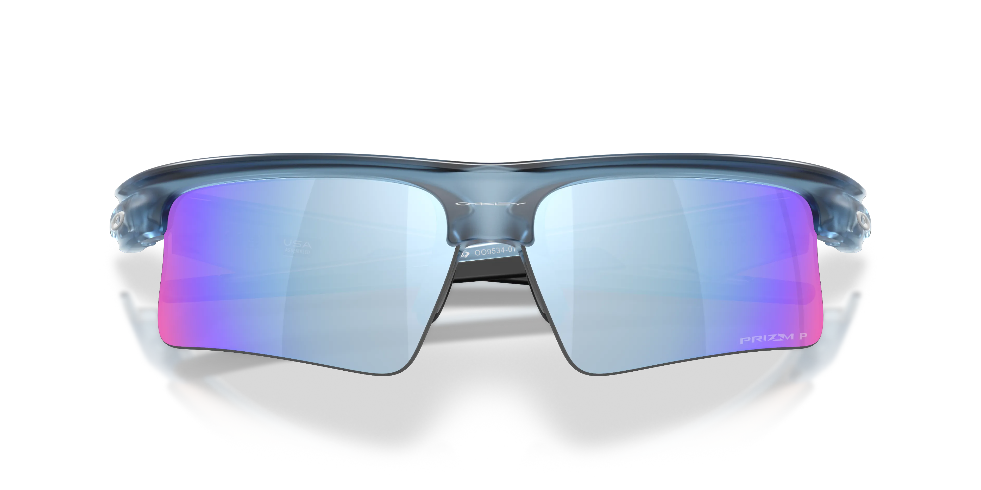 Oakley OO9534 BISPHAERA SPEED 953406 Occhiali da sole O_Matter Blu Blu Squadrata Polarizzata - immagine 2