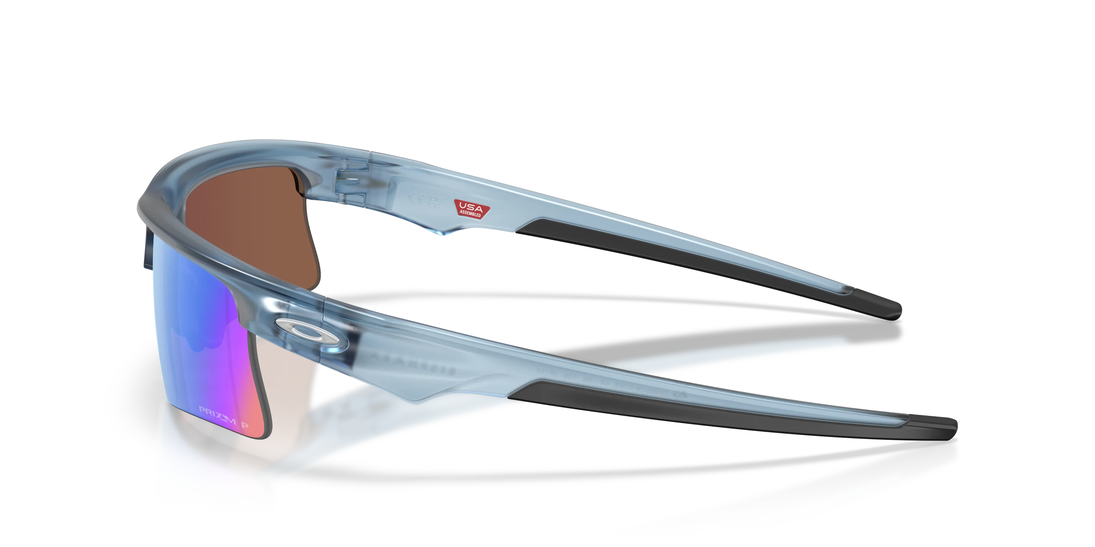 Oakley OO9534 BISPHAERA SPEED 953406 Occhiali da sole O_Matter Blu Blu Squadrata Polarizzata - immagine 4