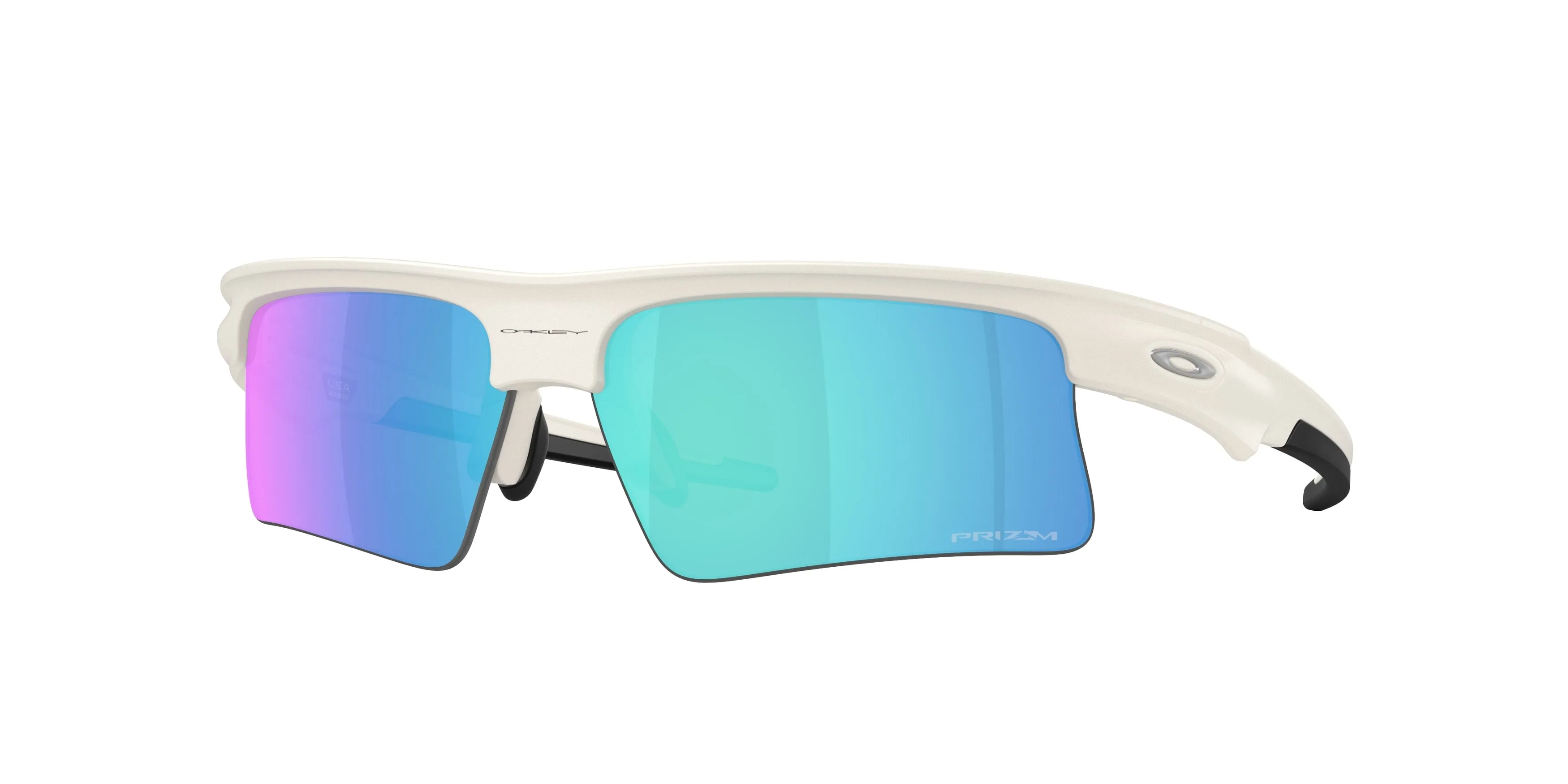 Oakley OO9534 BISPHAERA SPEED 953404 Occhiali da sole O_Matter Bianco Blu Squadrata Normale - immagine 1