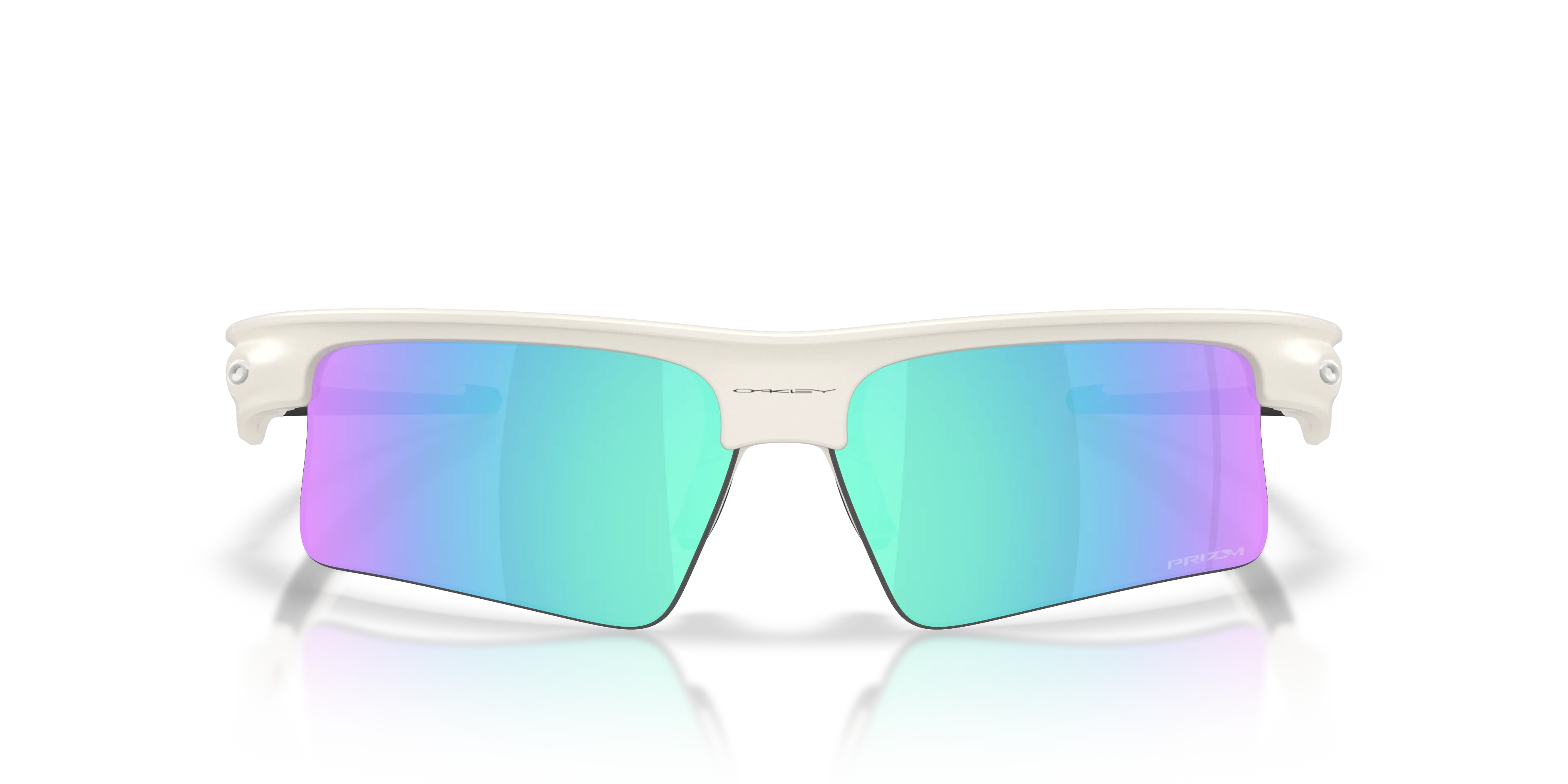 Oakley OO9534 BISPHAERA SPEED 953404 Occhiali da sole O_Matter Bianco Blu Squadrata Normale - immagine 3