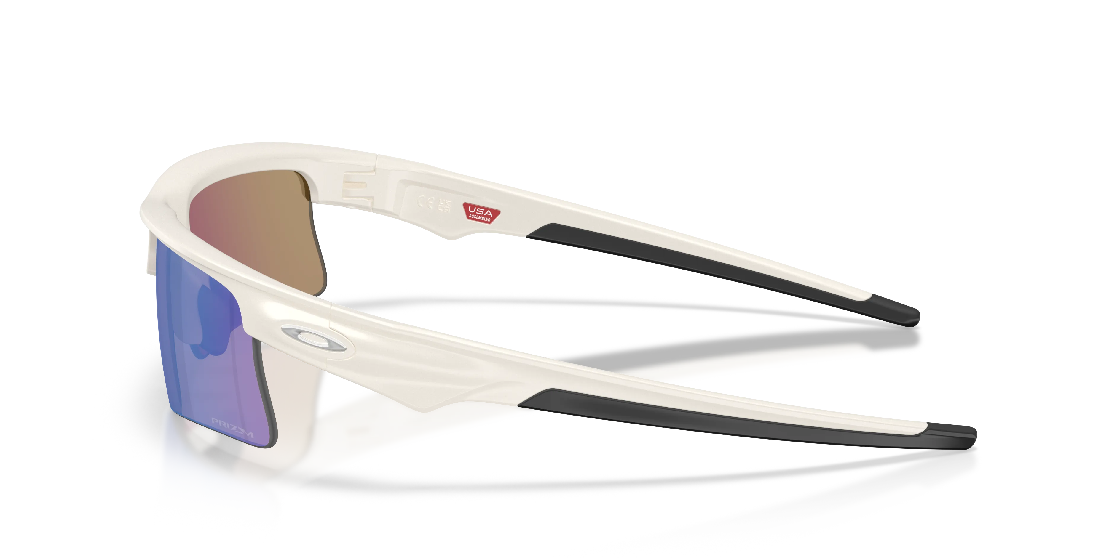 Oakley OO9534 BISPHAERA SPEED 953404 Occhiali da sole O_Matter Bianco Blu Squadrata Normale - immagine 4