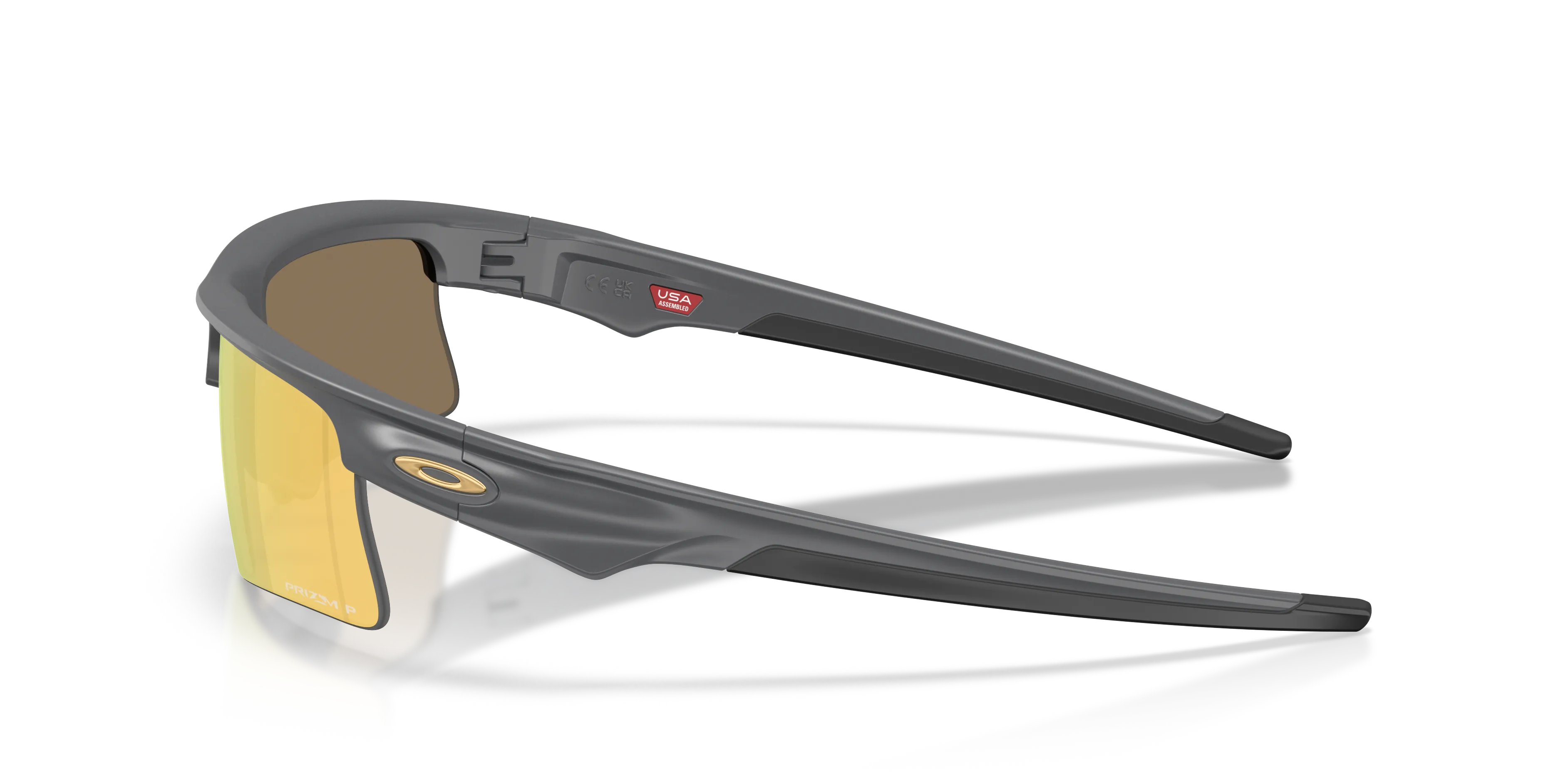 Oakley OO9534 BISPHAERA SPEED 953403 Occhiali da sole O_Matter Grigio Oro Squadrata Polarizzata - immagine 4