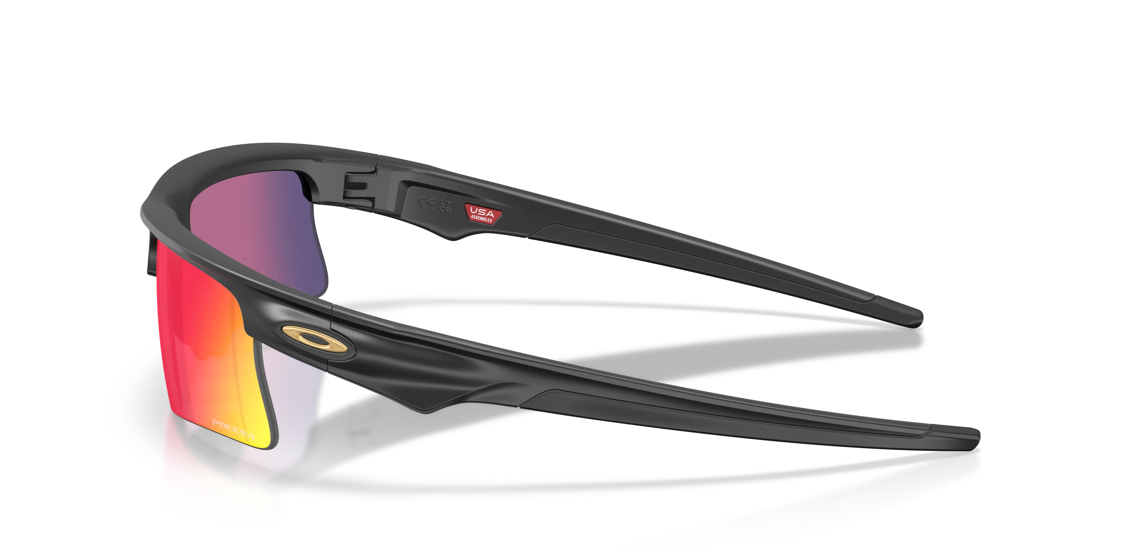 Oakley OO9534 BISPHAERA SPEED 953402 Occhiali da sole O_Matter Nero Viola Squadrata Normale - immagine 4