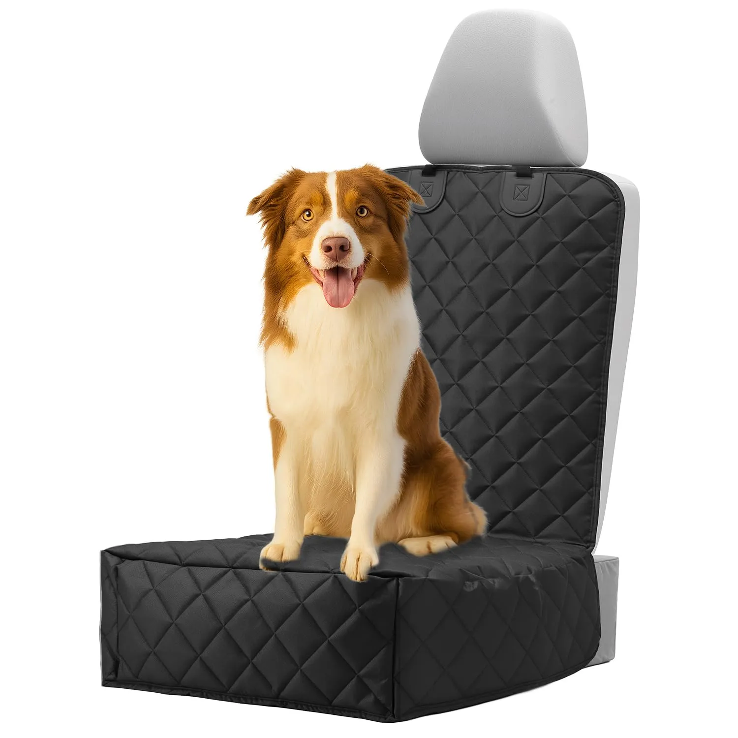 QWORK® Coprisedile anteriore impermeabile per cani, coprisedile auto, per tutte le auto, minivan e SUV - immagine 1