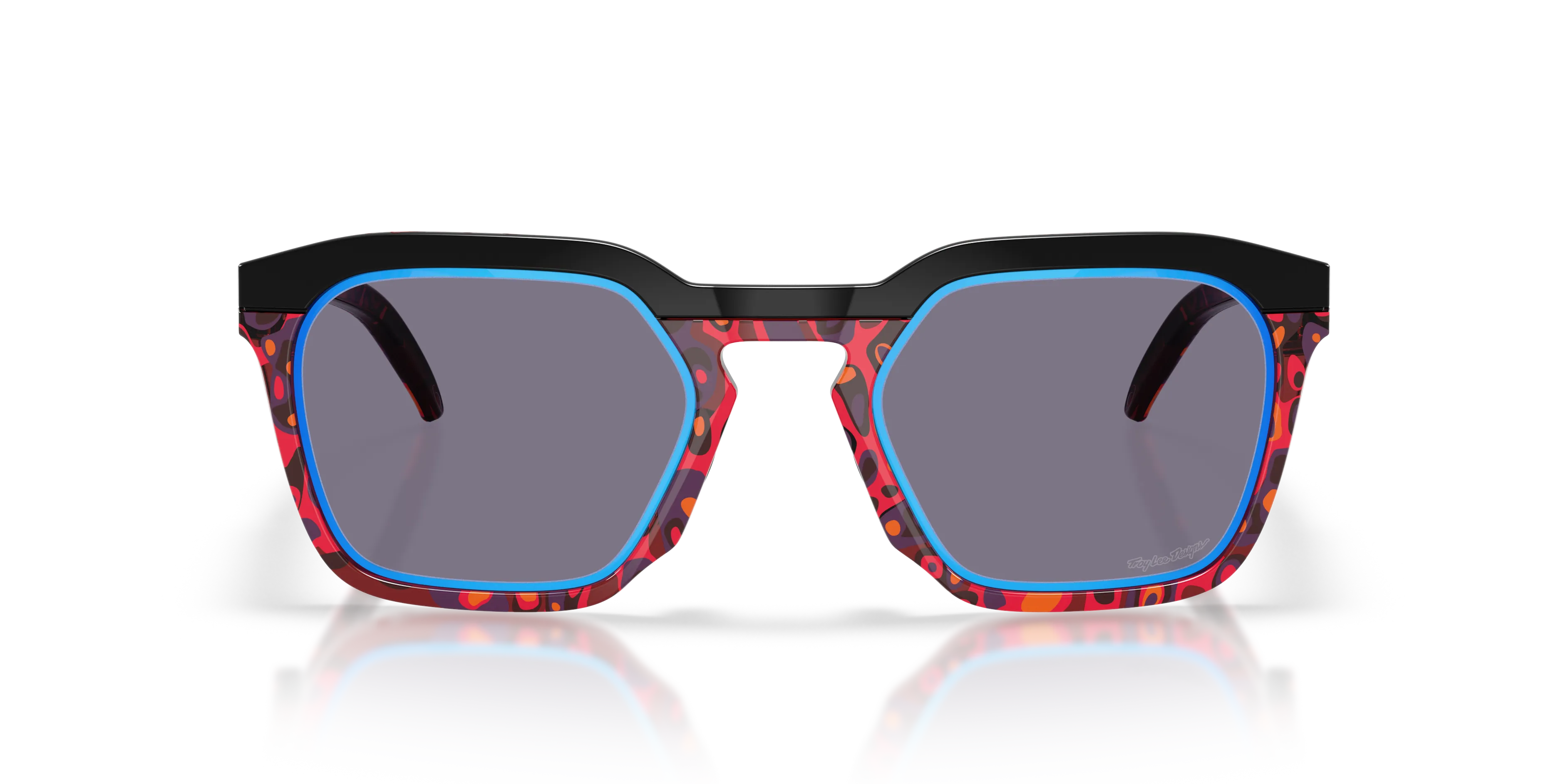 Oakley OO9533 HSTN SQ 953309 Occhiali da sole O_Matter Nero Blu Squadrata Normale - immagine 3