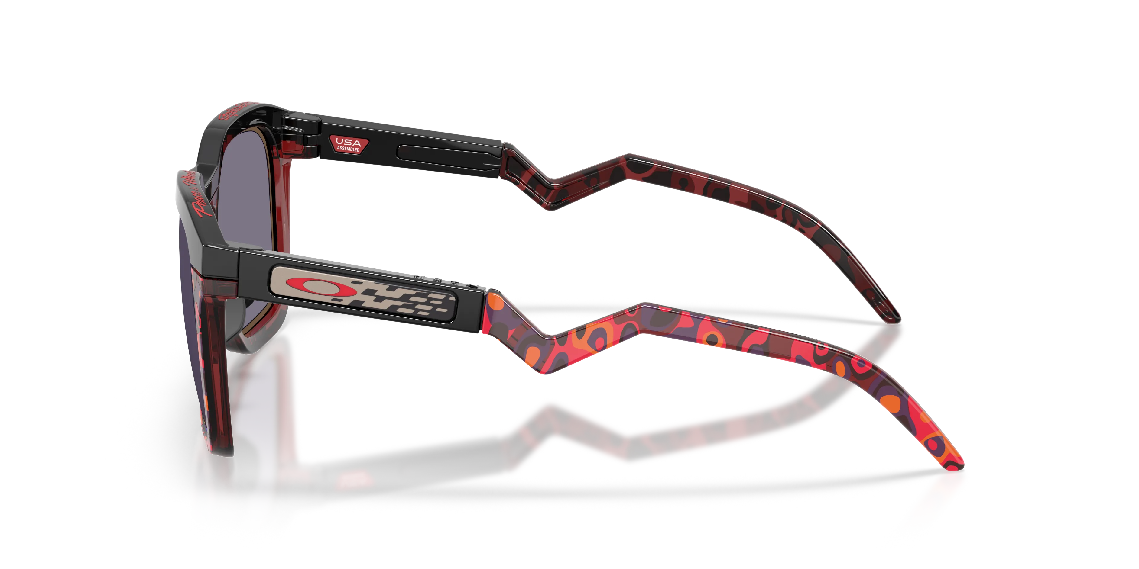 Oakley OO9533 HSTN SQ 953309 Occhiali da sole O_Matter Nero Blu Squadrata Normale - immagine 4