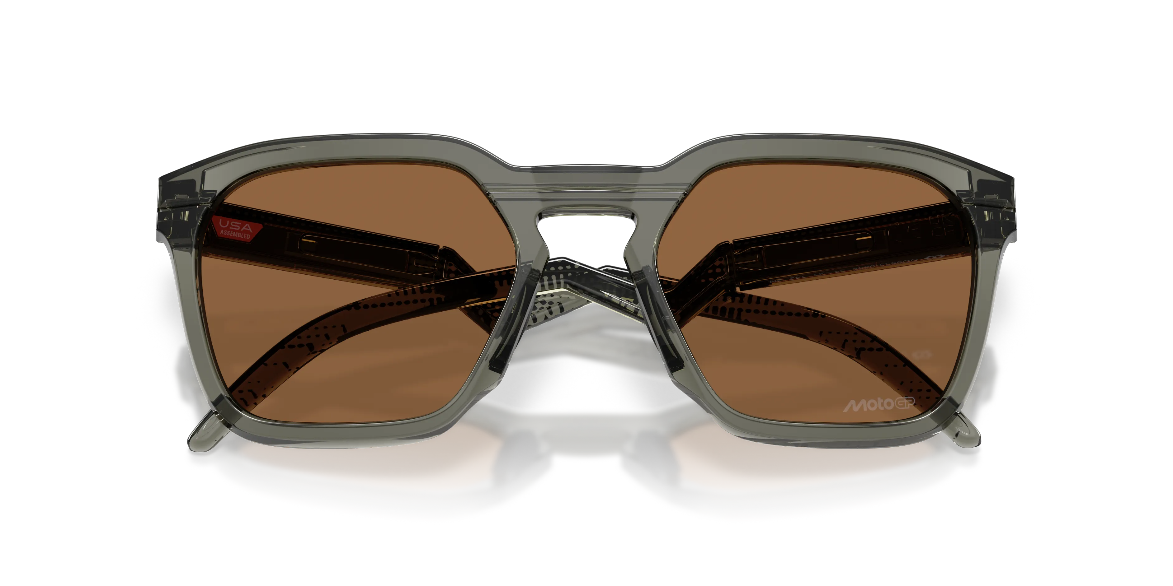 Oakley OO9533 HSTN SQ 953308 Occhiali da sole O_Matter Grigio Bronzo Squadrata Normale - immagine 2