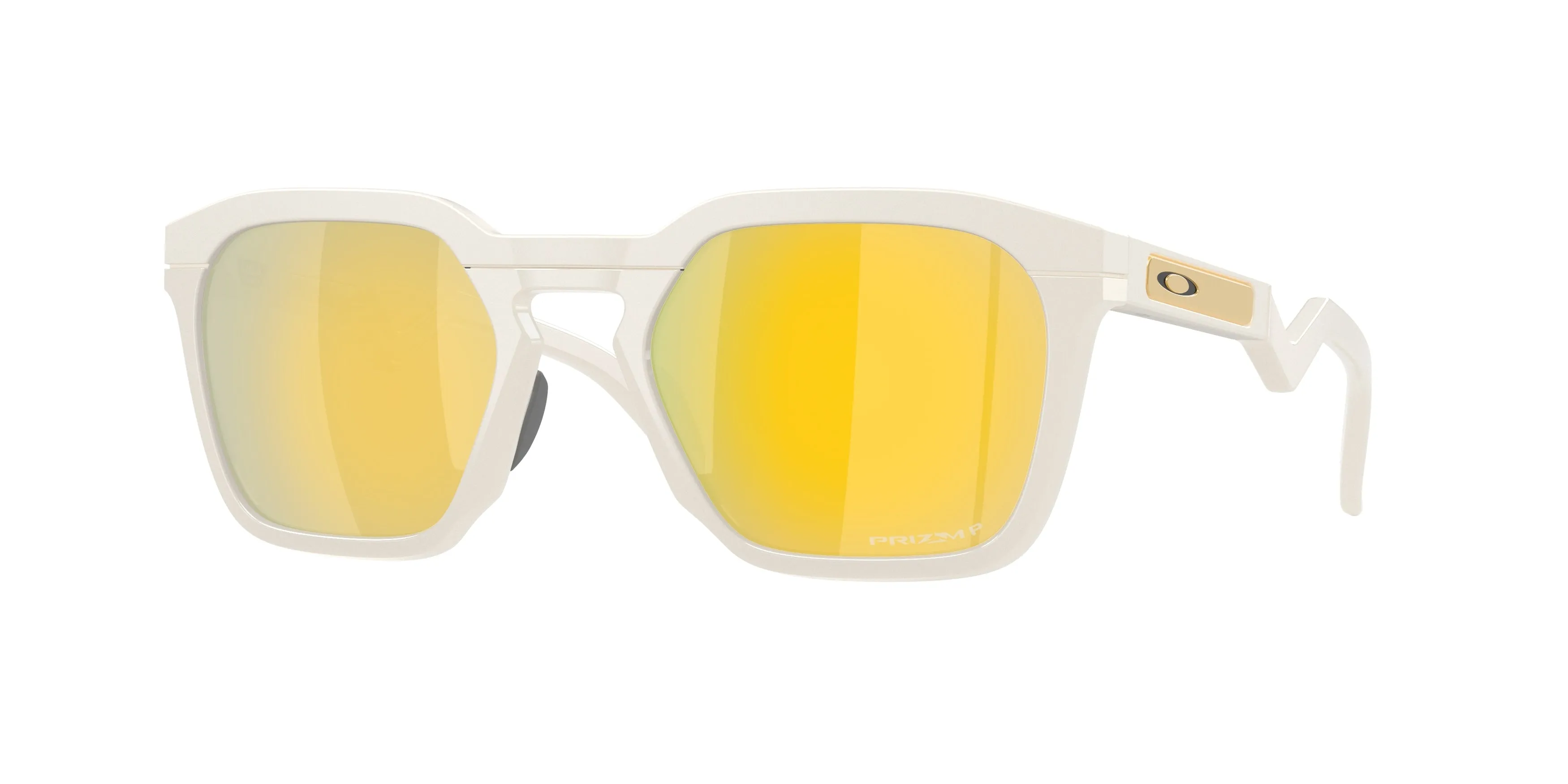 Oakley OO9533 HSTN SQ 953307 Occhiali da sole O_Matter Bianco Oro Squadrata Polarizzata - immagine 1