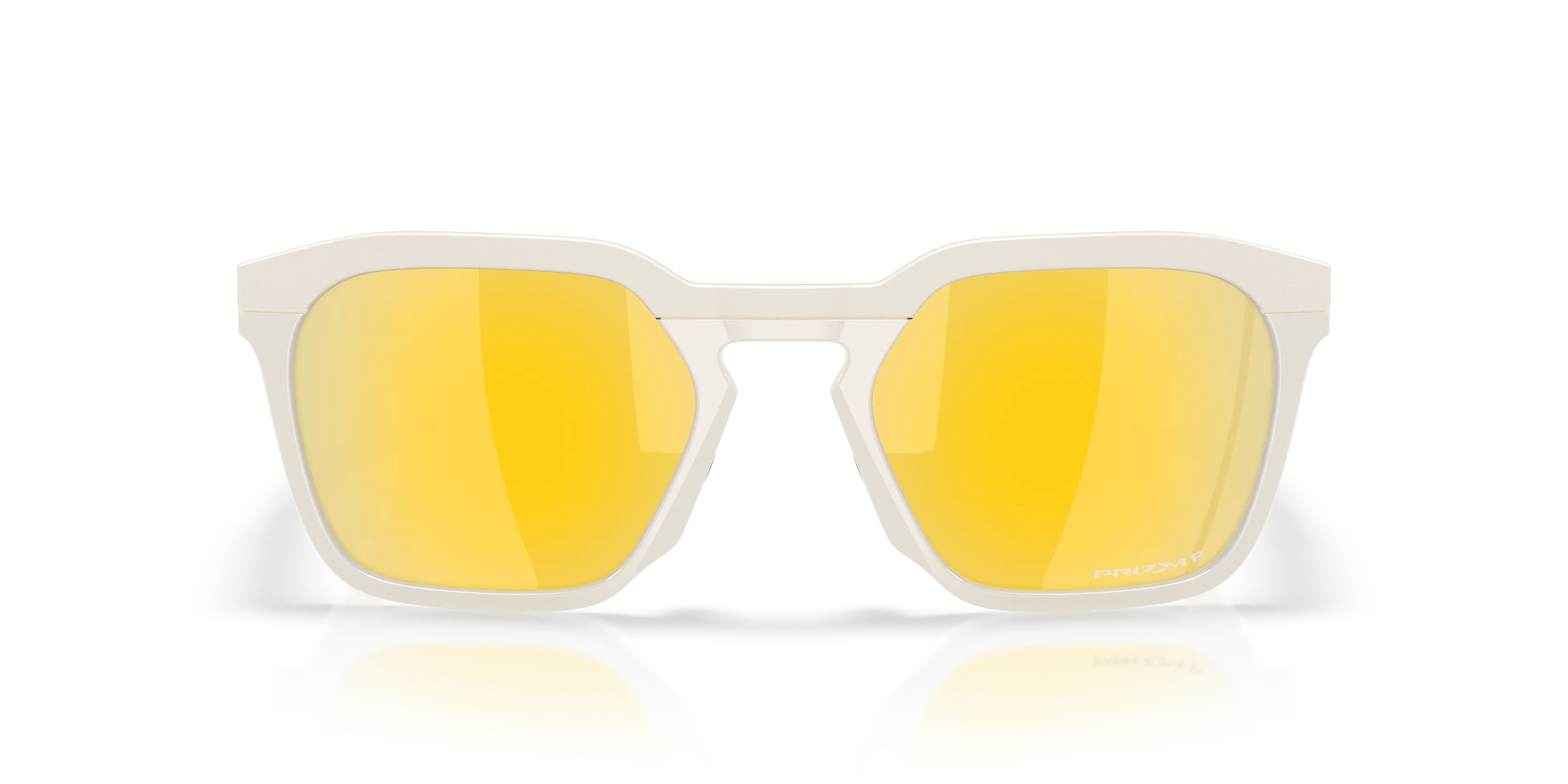 Oakley OO9533 HSTN SQ 953307 Occhiali da sole O_Matter Bianco Oro Squadrata Polarizzata - immagine 3
