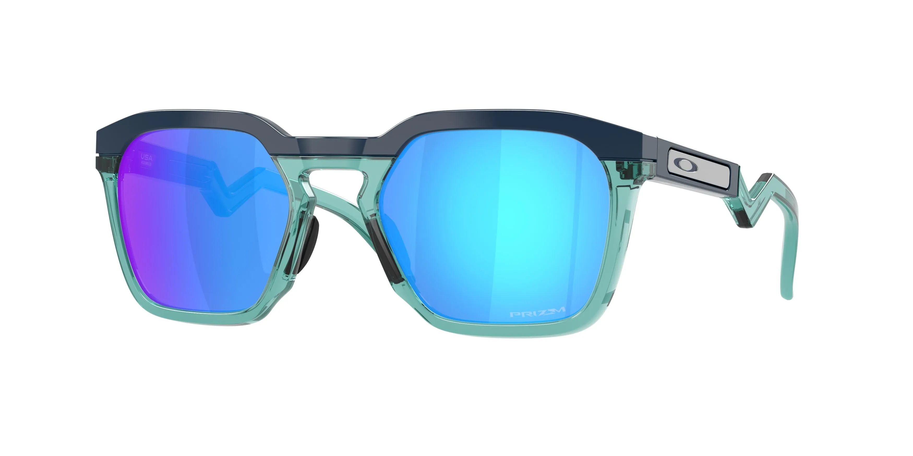 Oakley OO9533 HSTN SQ 953304 Occhiali da sole O_Matter Blu Blu Squadrata Normale - immagine 1