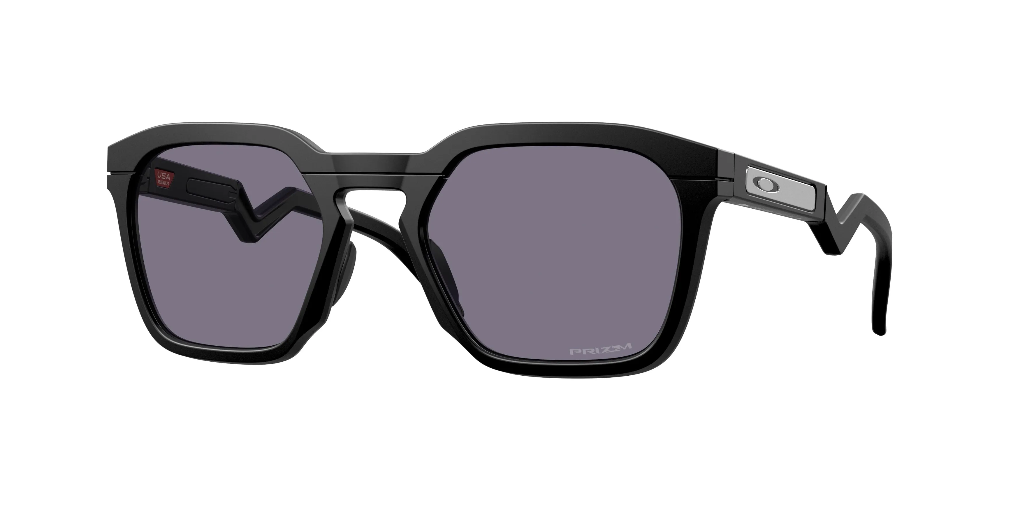 Oakley OO9533 HSTN SQ 953301 Occhiali da sole O_Matter Nero Grigio Squadrata Normale - immagine 1