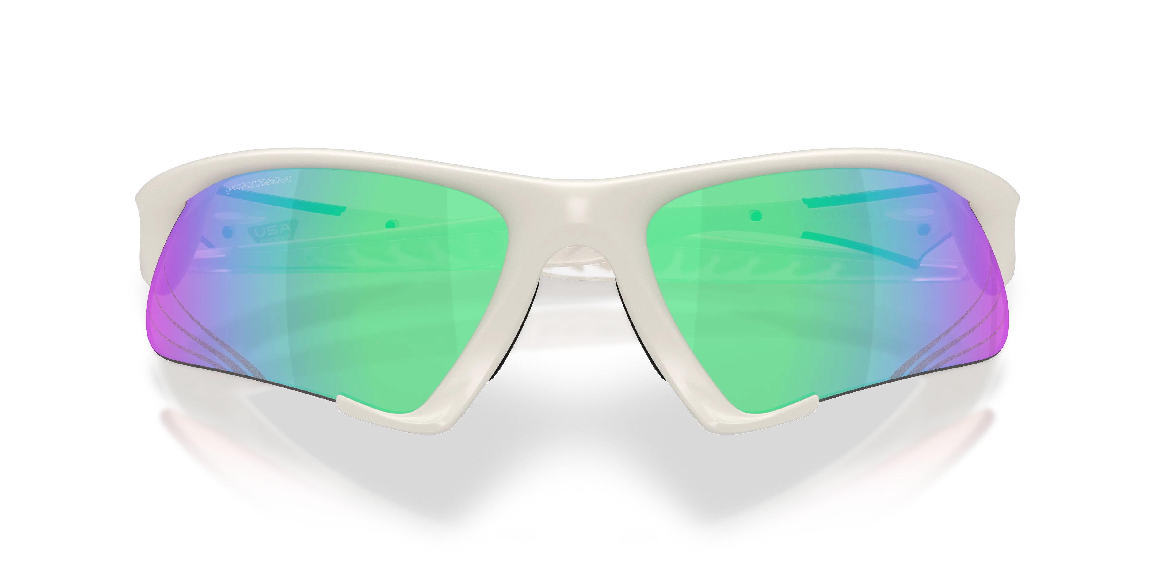 Oakley OO9532 SUTURE JACKET 953208 Occhiali da sole O_Matter Bianco Viola Geometrica Normale - immagine 2