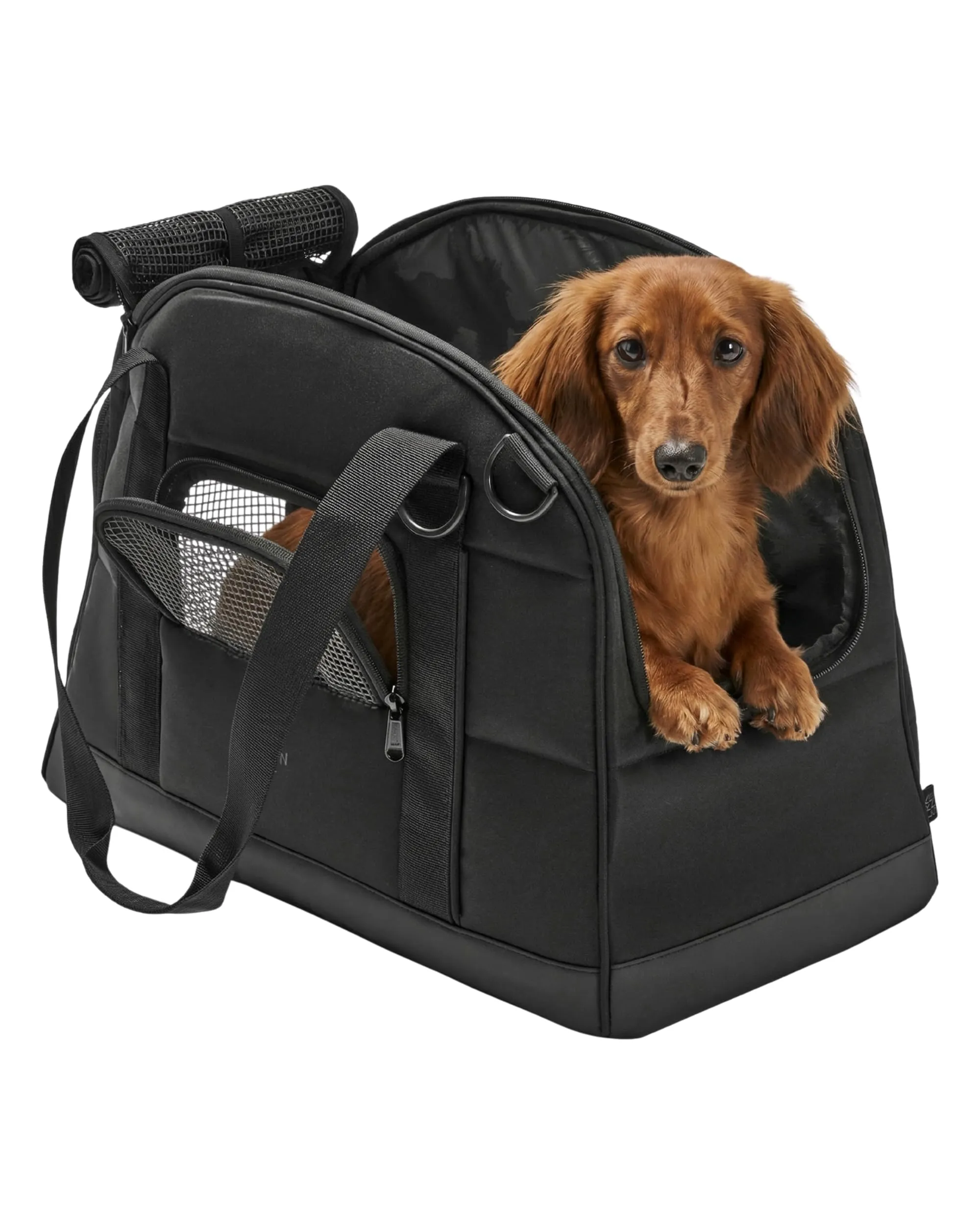 LARKSON Trasportino per Cani di Piccola Taglia fino a 12 kg Nero – Tjark - immagine 1