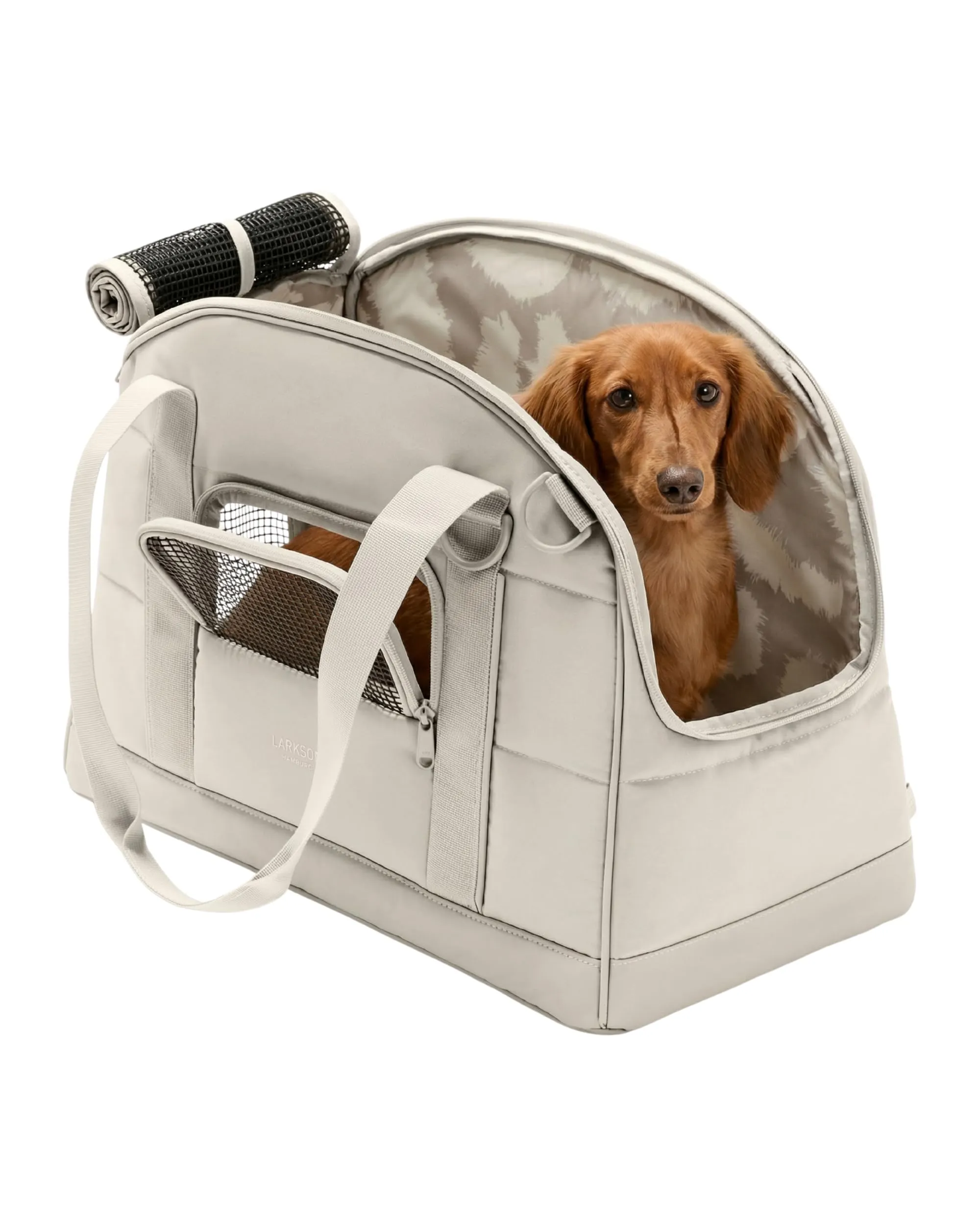 LARKSON Trasportino per Cani di Piccola Taglia fino a 12 kg Beige – Tjark - immagine 1