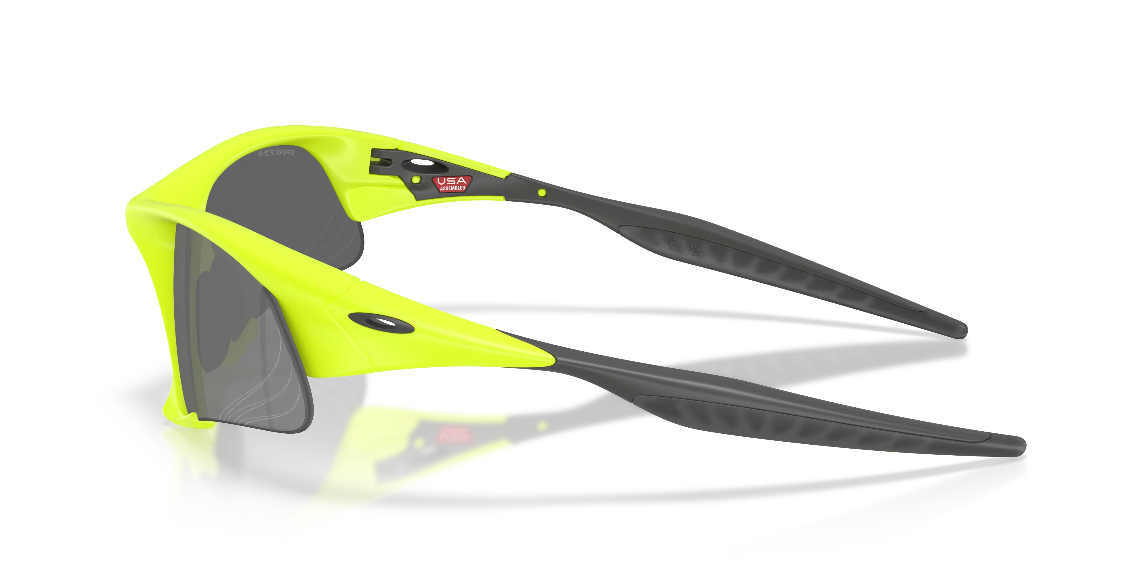 Oakley OO9532 SUTURE JACKET 953206 Occhiali da sole O_Matter Giallo Grigio Geometrica Normale - immagine 4