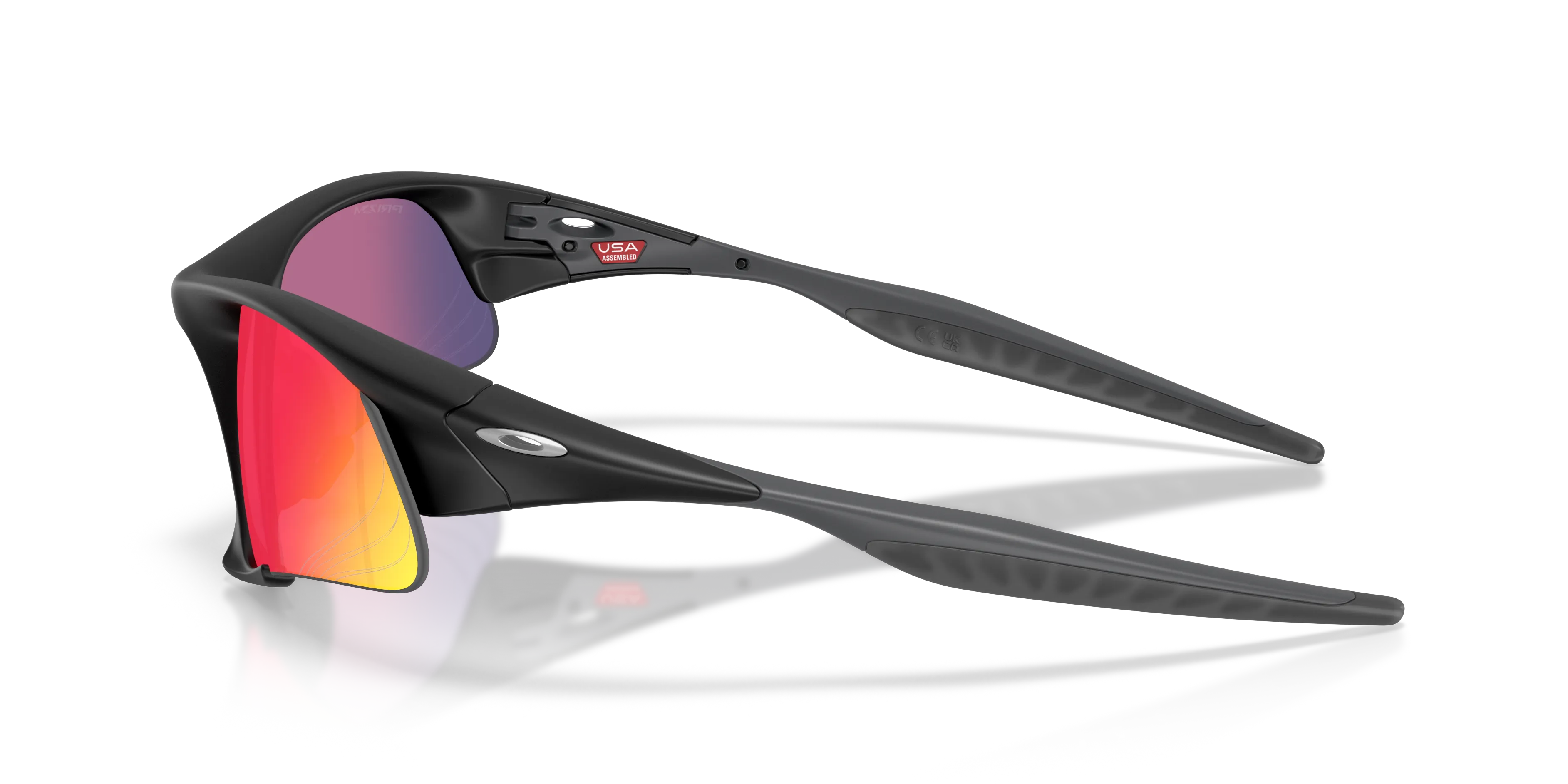 Oakley OO9532 SUTURE JACKET 953205 Occhiali da sole O_Matter Nero Viola Geometrica Normale - immagine 4