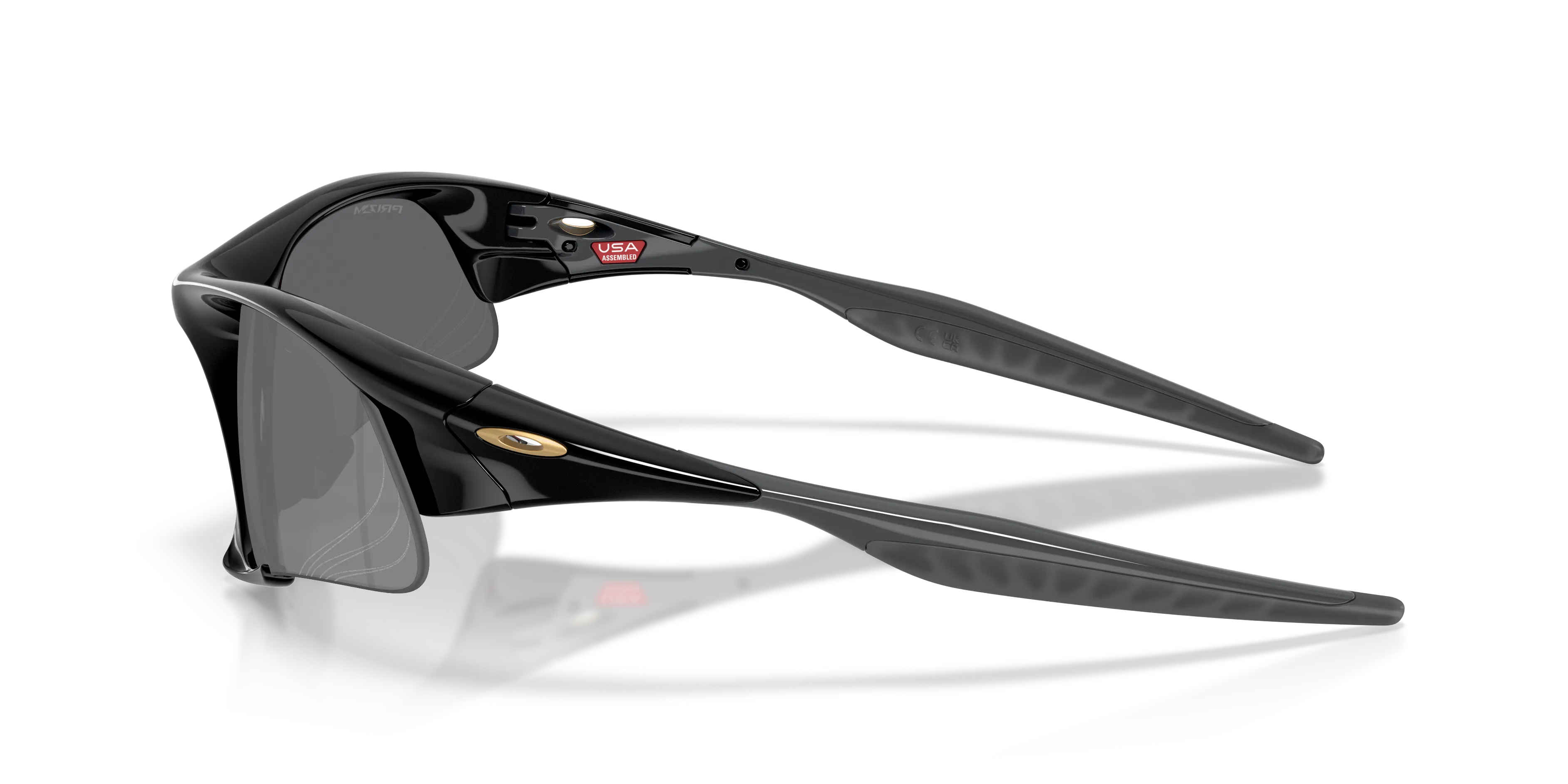 Oakley OO9532 SUTURE JACKET 953204 Occhiali da sole O_Matter Nero Grigio Geometrica Polarizzata - immagine 4