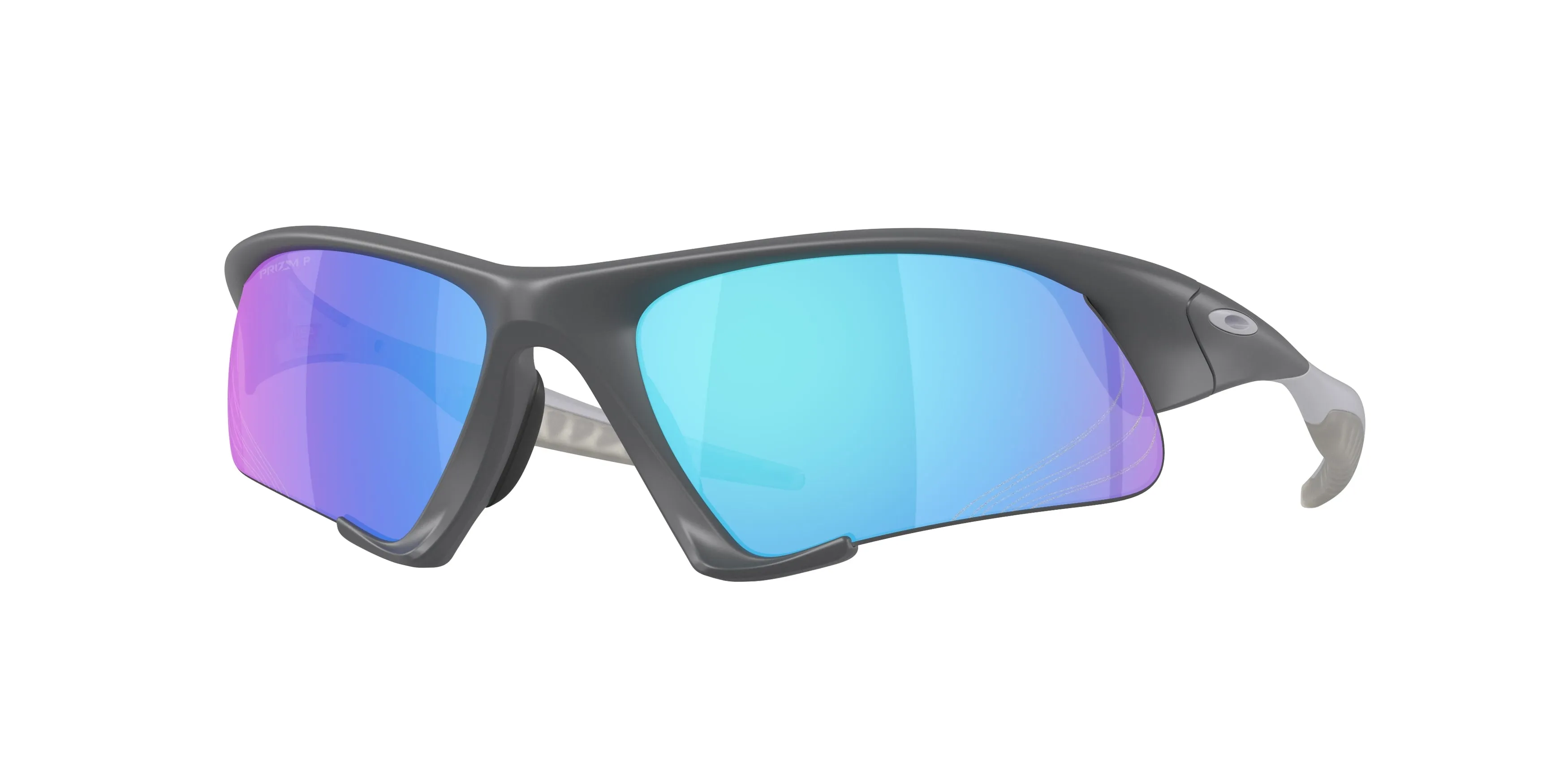 Oakley OO9532 SUTURE JACKET 953202 Occhiali da sole O_Matter Grigio Blu Geometrica Polarizzata - immagine 1